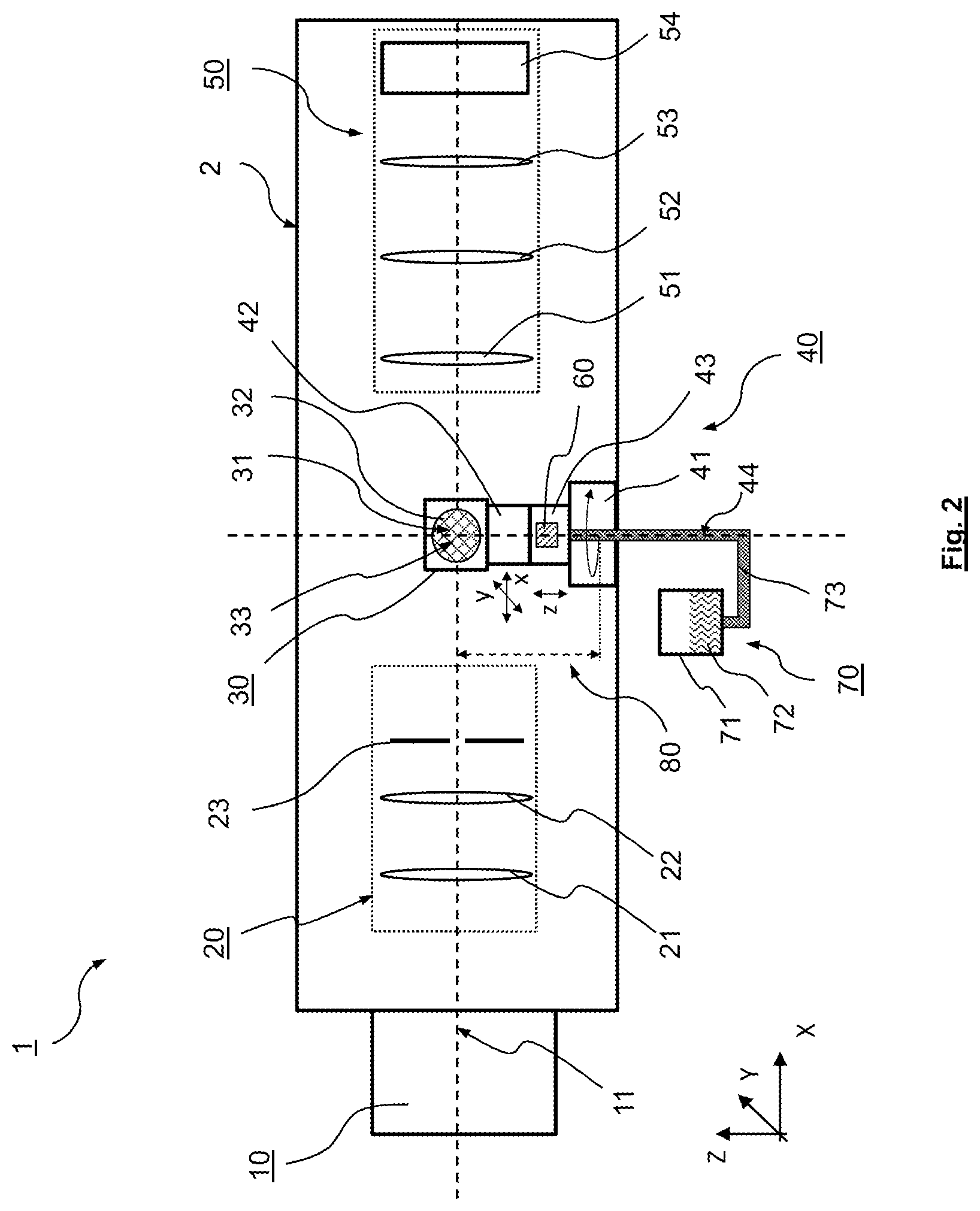 Patent US12417893 Figure 2 – Diffractometer for charged-particle crystallography