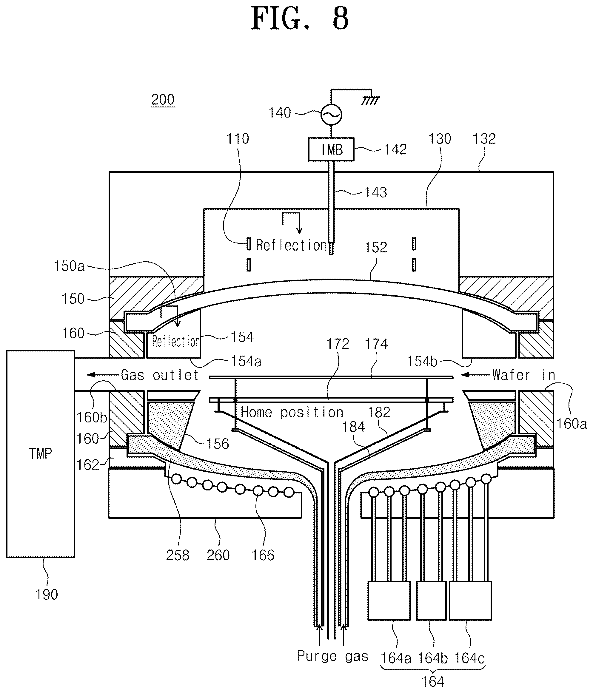 Patent US12417898 Figure 8 – Substrate processing apparatus