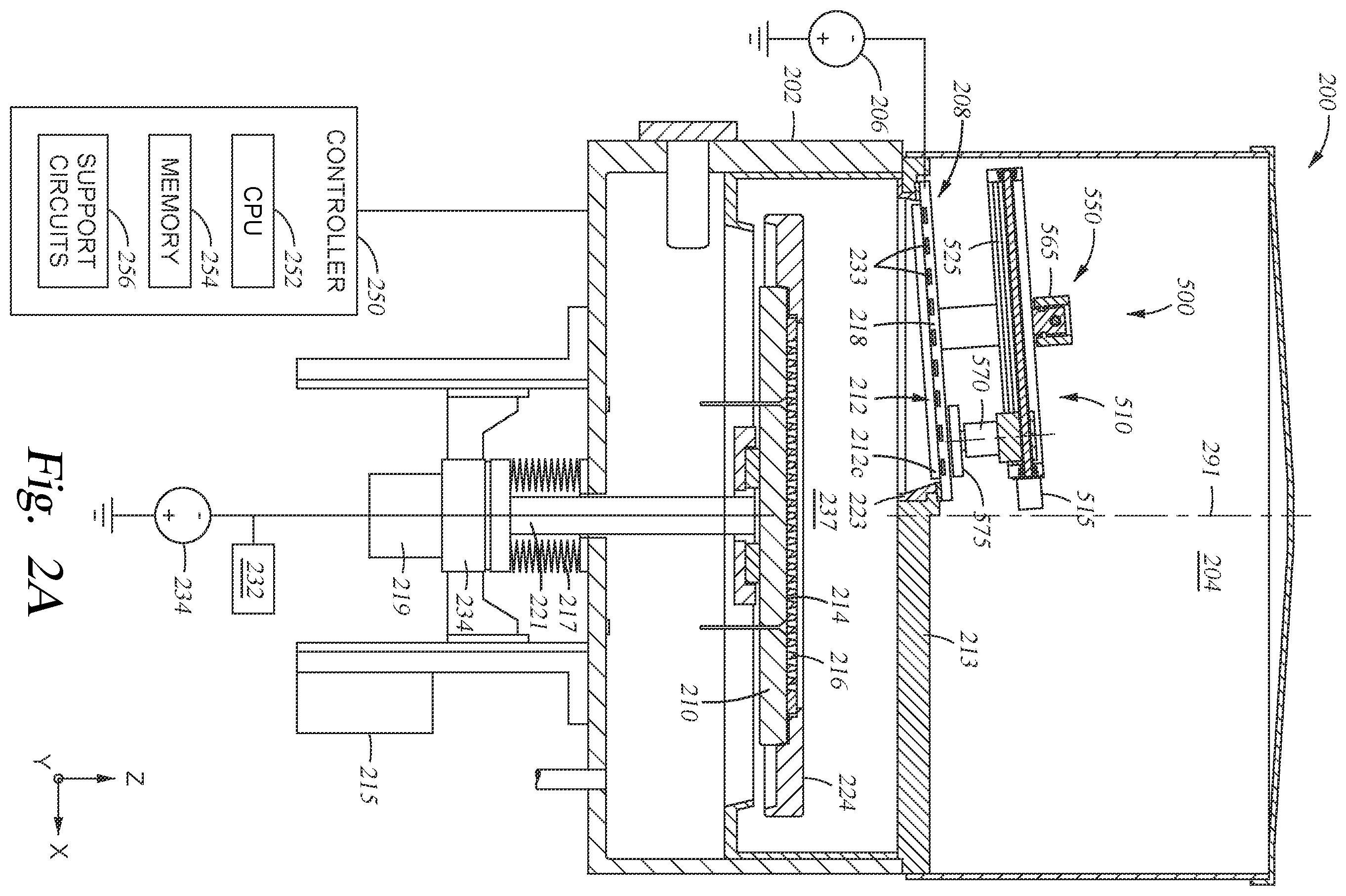 Patent US12417903 Figure 2 – Physical vapor deposition source and chamber assembly