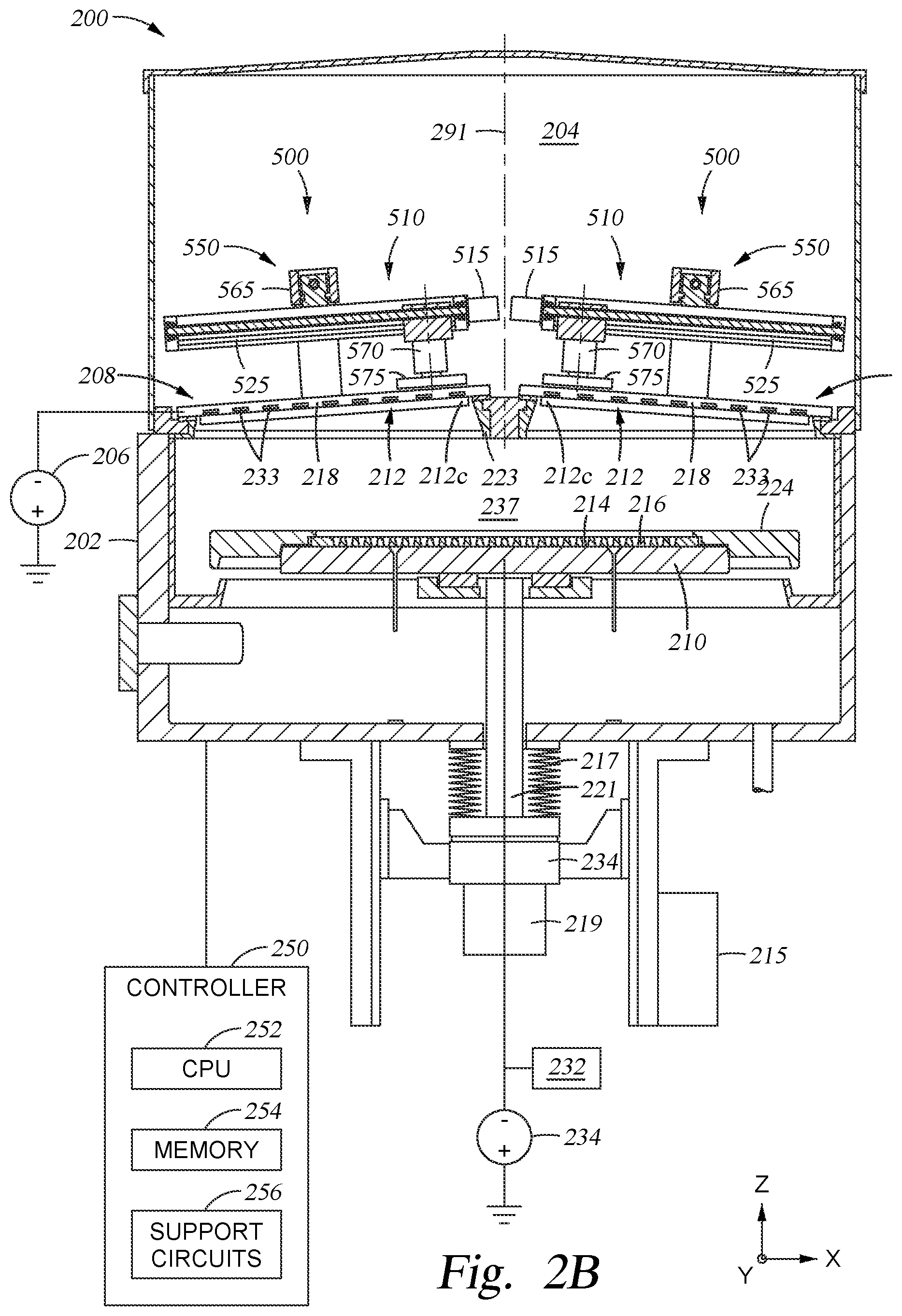 Patent US12417903 Figure 3 – Physical vapor deposition source and chamber assembly