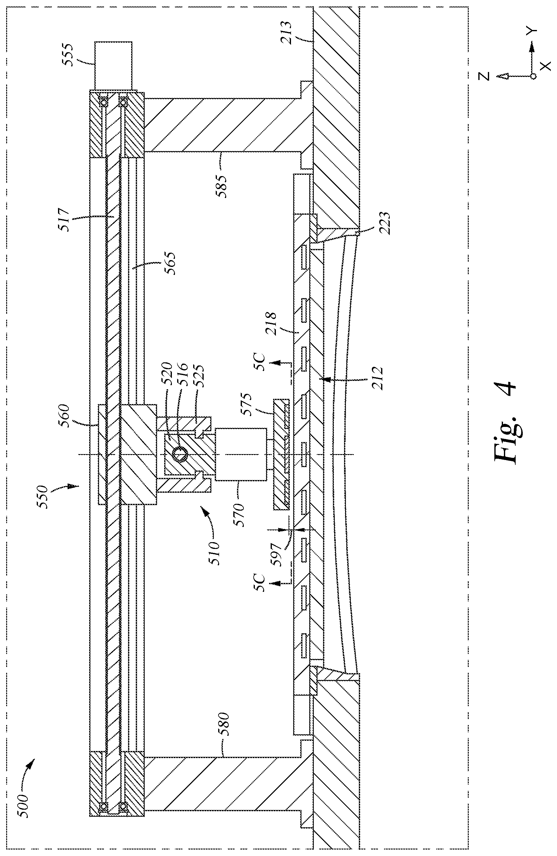 Patent US12417903 Figure 5 – Physical vapor deposition source and chamber assembly