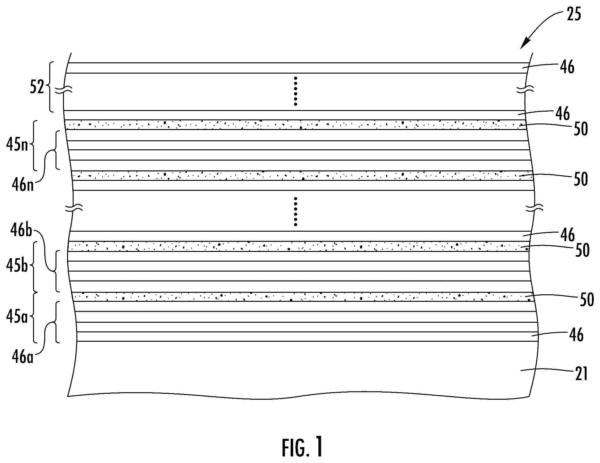Patent US12417912 Figure 1 – Radio frequency (RF) semiconductor devices including a ground plane layer having a superlattice