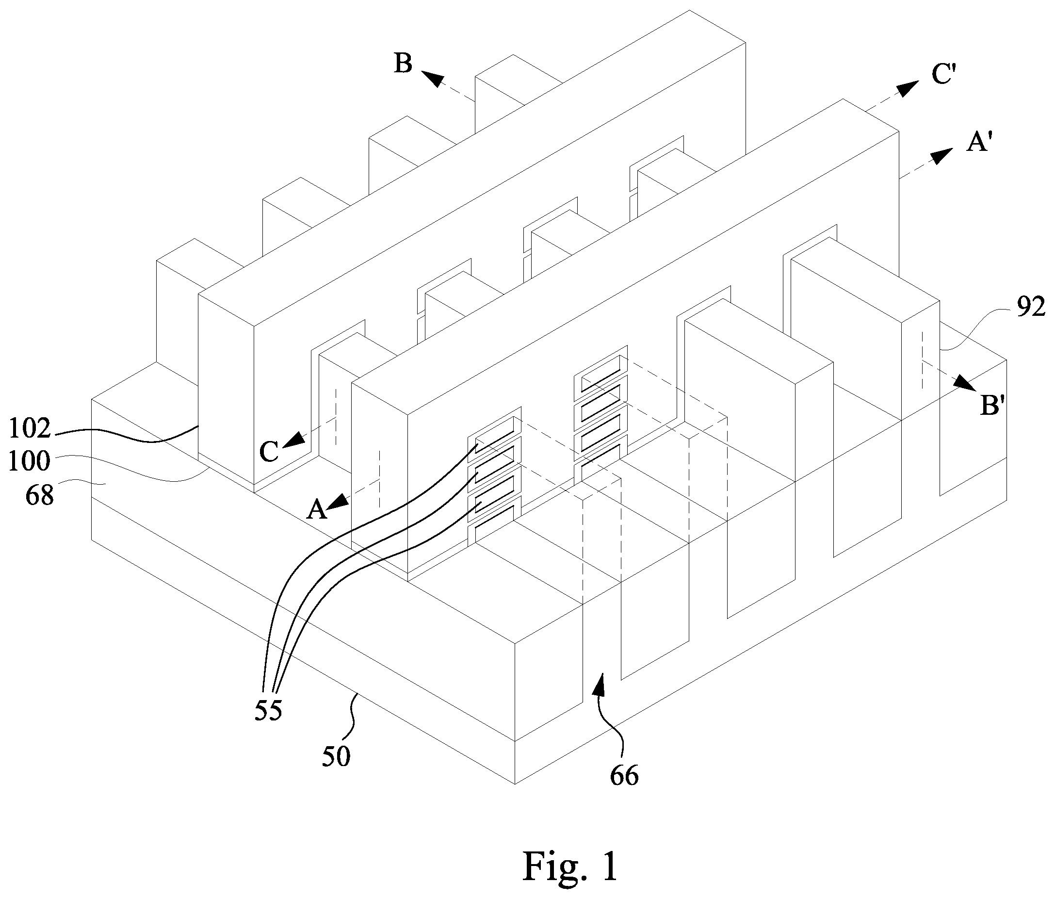 Patent US12417920 Figure 1 – Transistor gate structure and method of forming