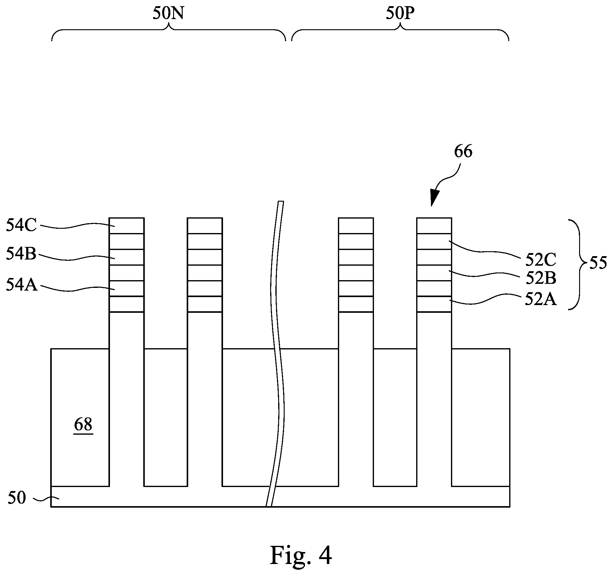 Patent US12417920 Figure 4 – Transistor gate structure and method of forming