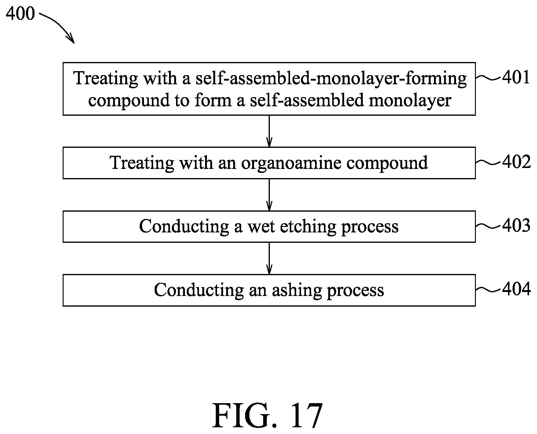 Patent US12417924 Figure 10 – Formation of self-assembled monolayer for selective etching process