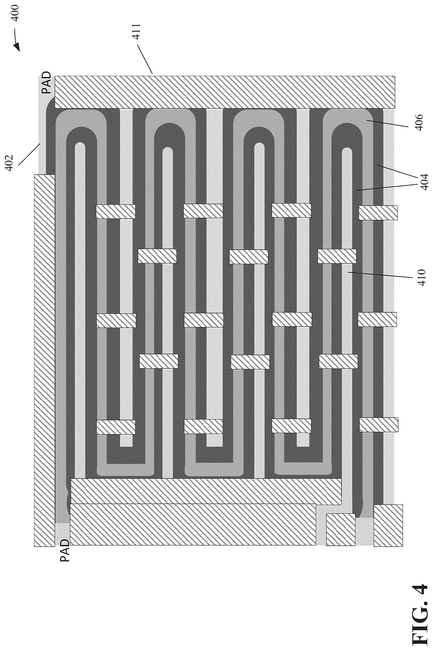 Patent US12417926 Figure 4 – Circuit interconnect structure