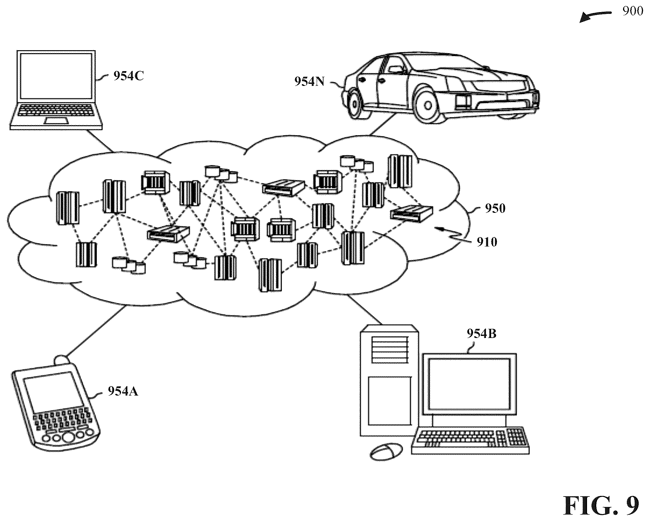Patent US12417926 Figure 9 – Circuit interconnect structure