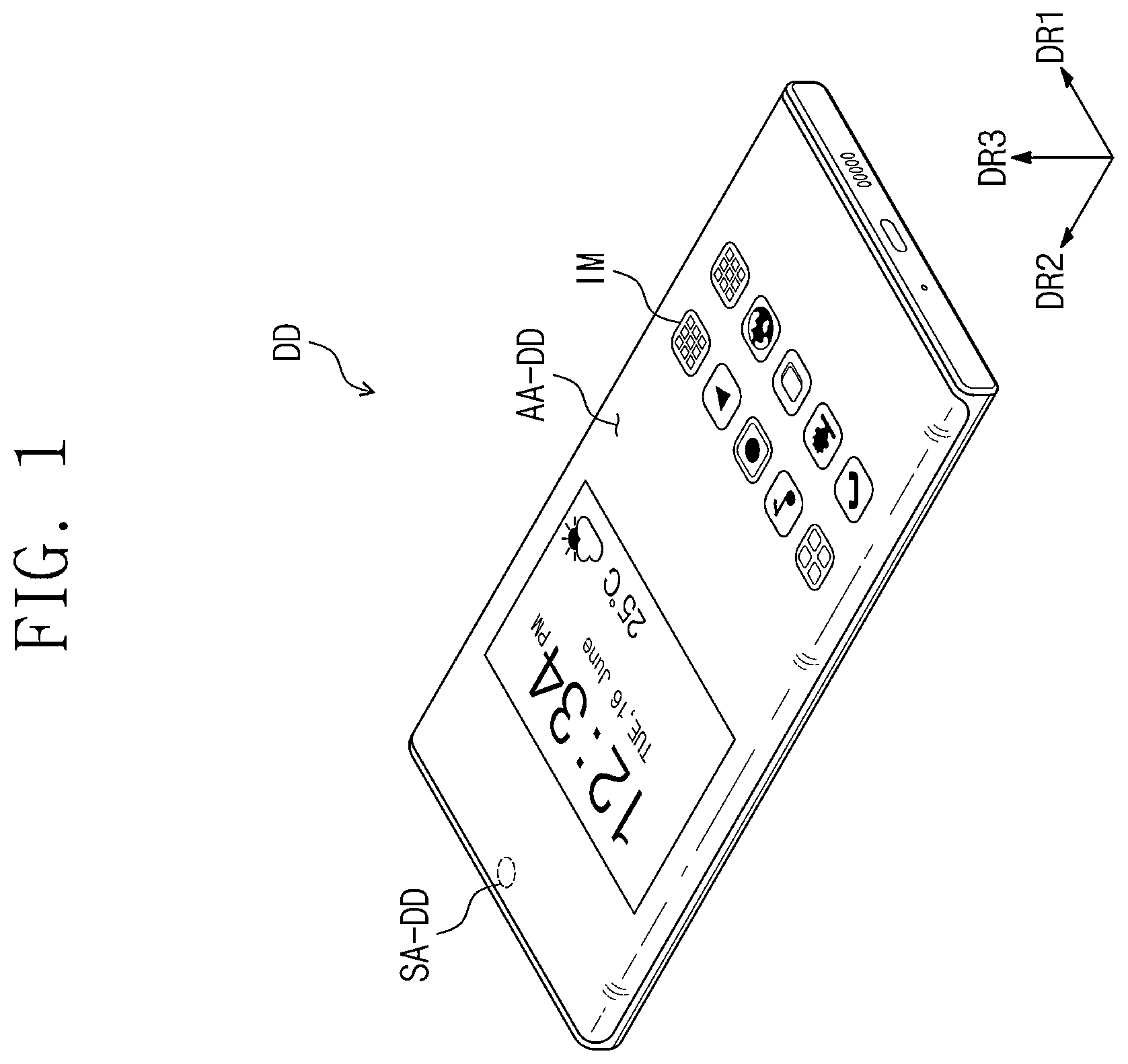 Patent US12417929 Figure 1 – Electronic apparatus with polarization plate and manufacturing method thereof