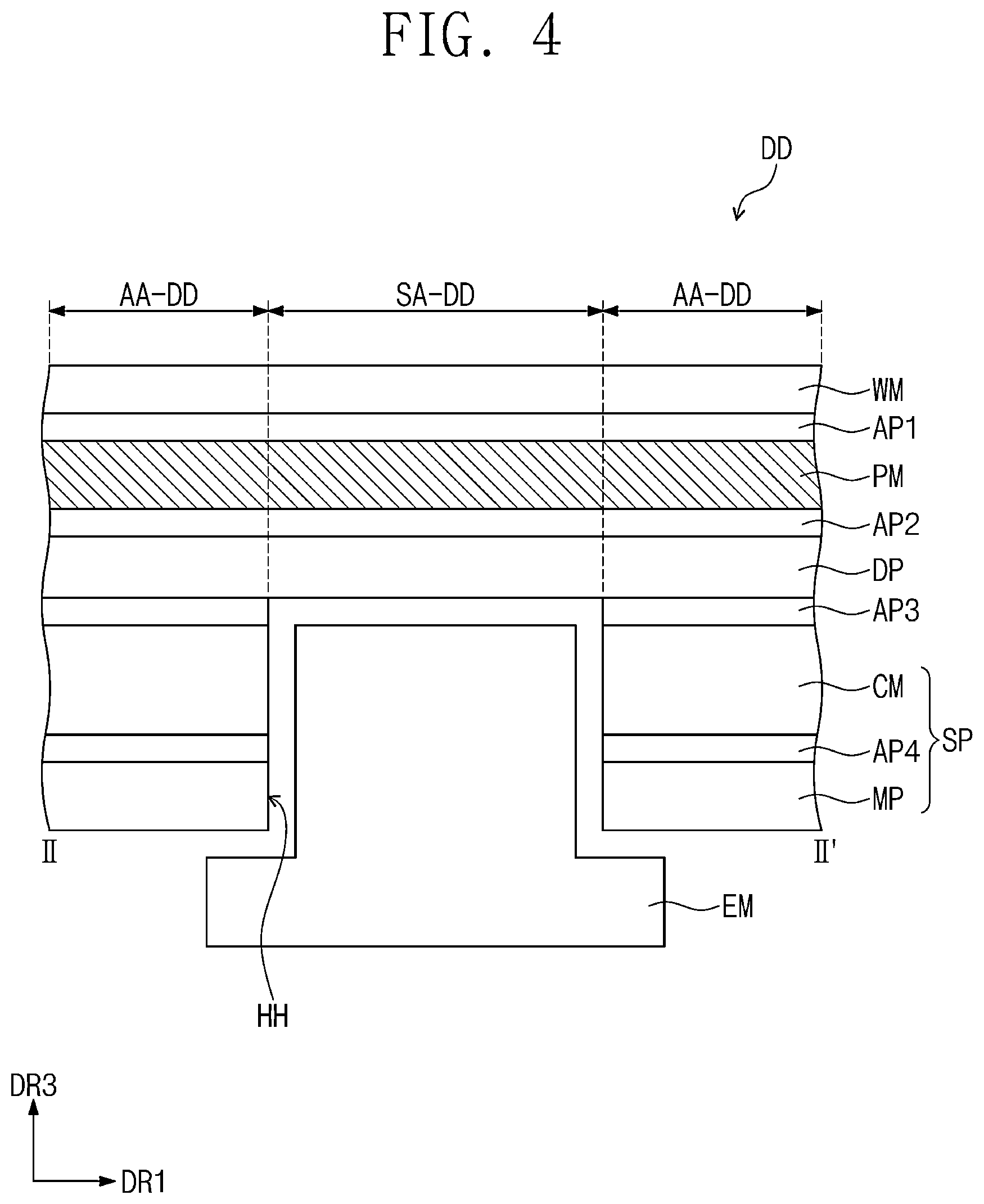 Patent US12417929 Figure 4 – Electronic apparatus with polarization plate and manufacturing method thereof
