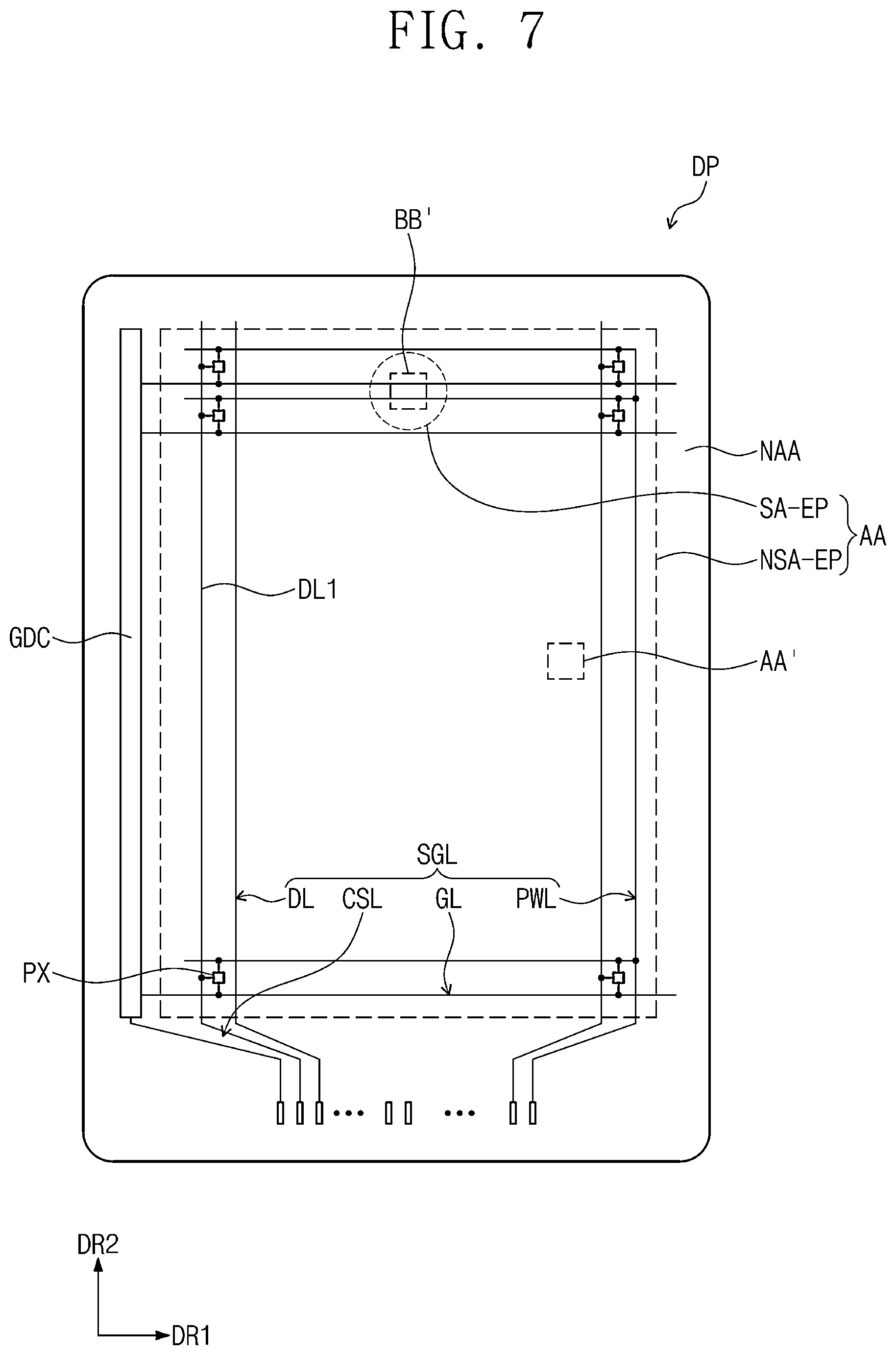 Patent US12417929 Figure 7 – Electronic apparatus with polarization plate and manufacturing method thereof