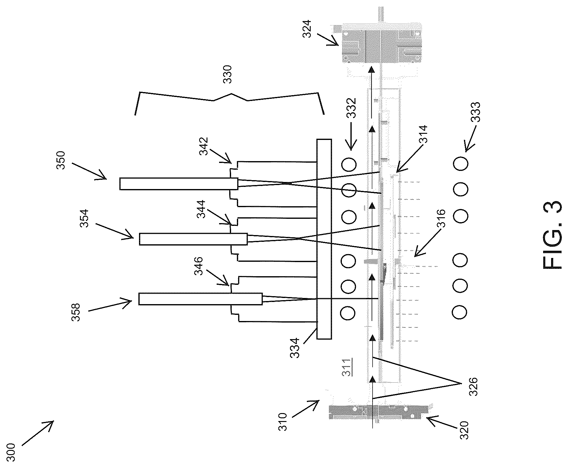 Patent US12417933 Figure 3 – Wafer far edge temperature measurement system with lamp bank alignment