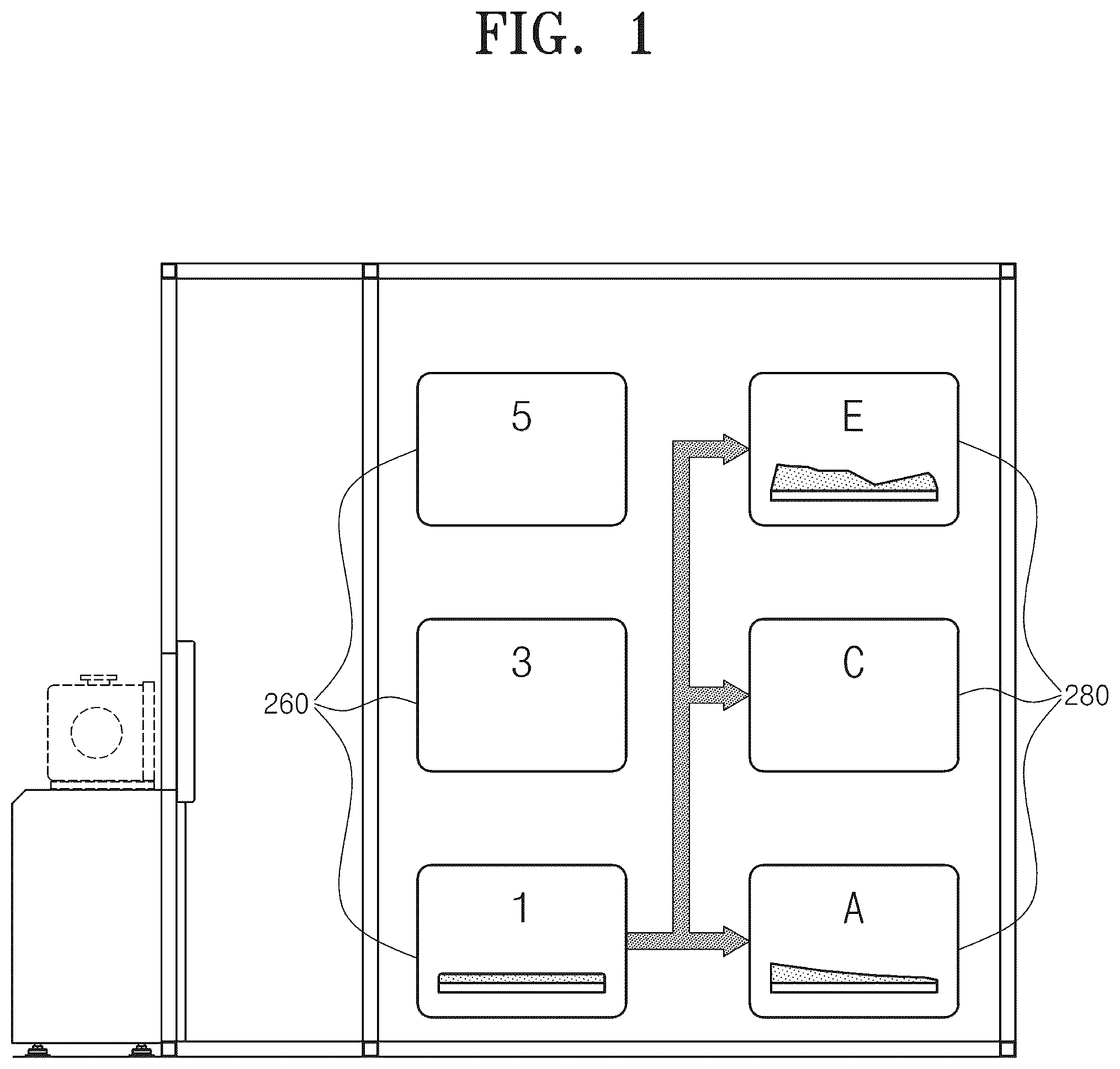 Patent US12417934 Figure 1 – Substrate treating apparatus and substrate transfer robot