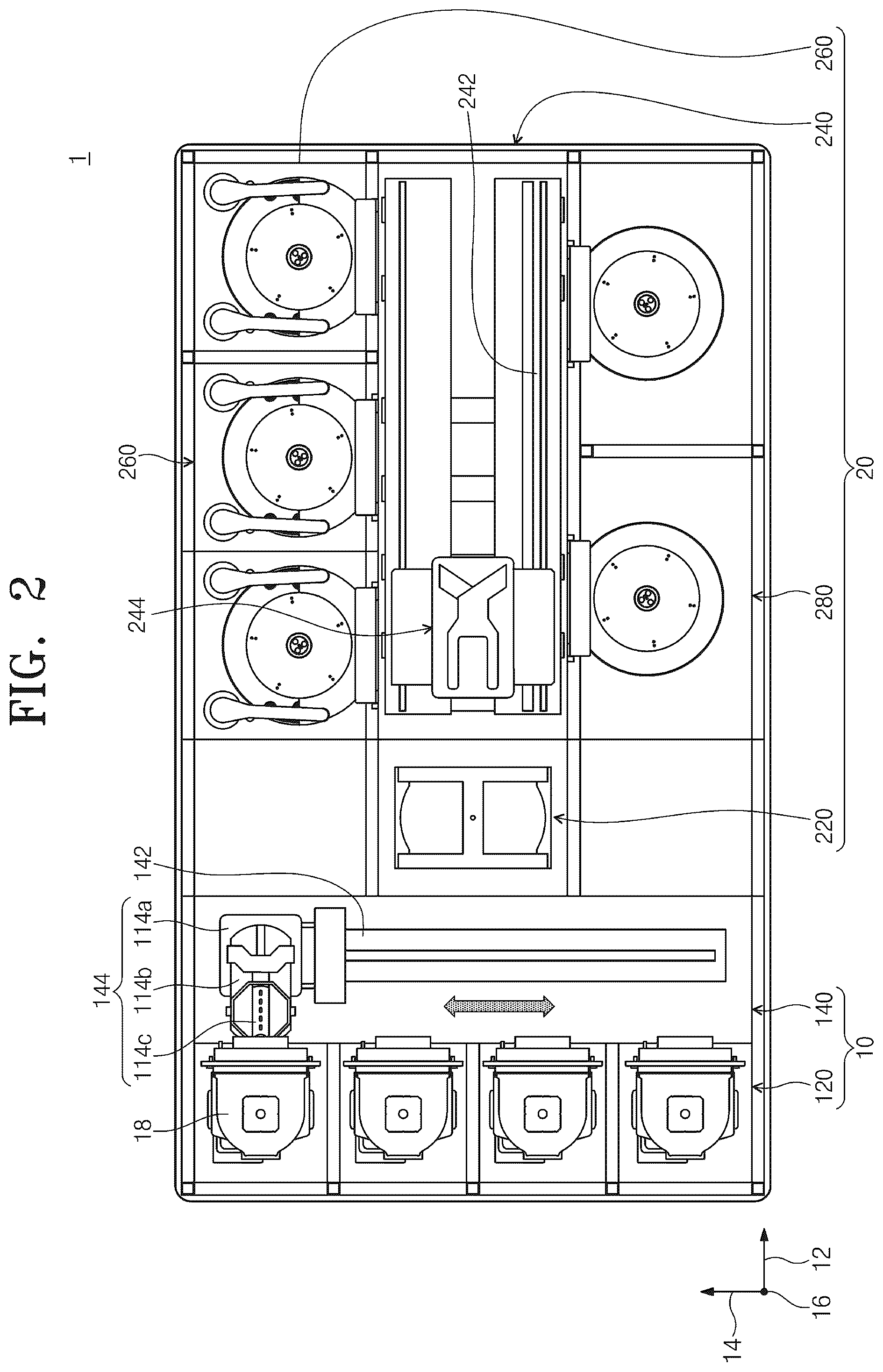Patent US12417934 Figure 2 – Substrate treating apparatus and substrate transfer robot