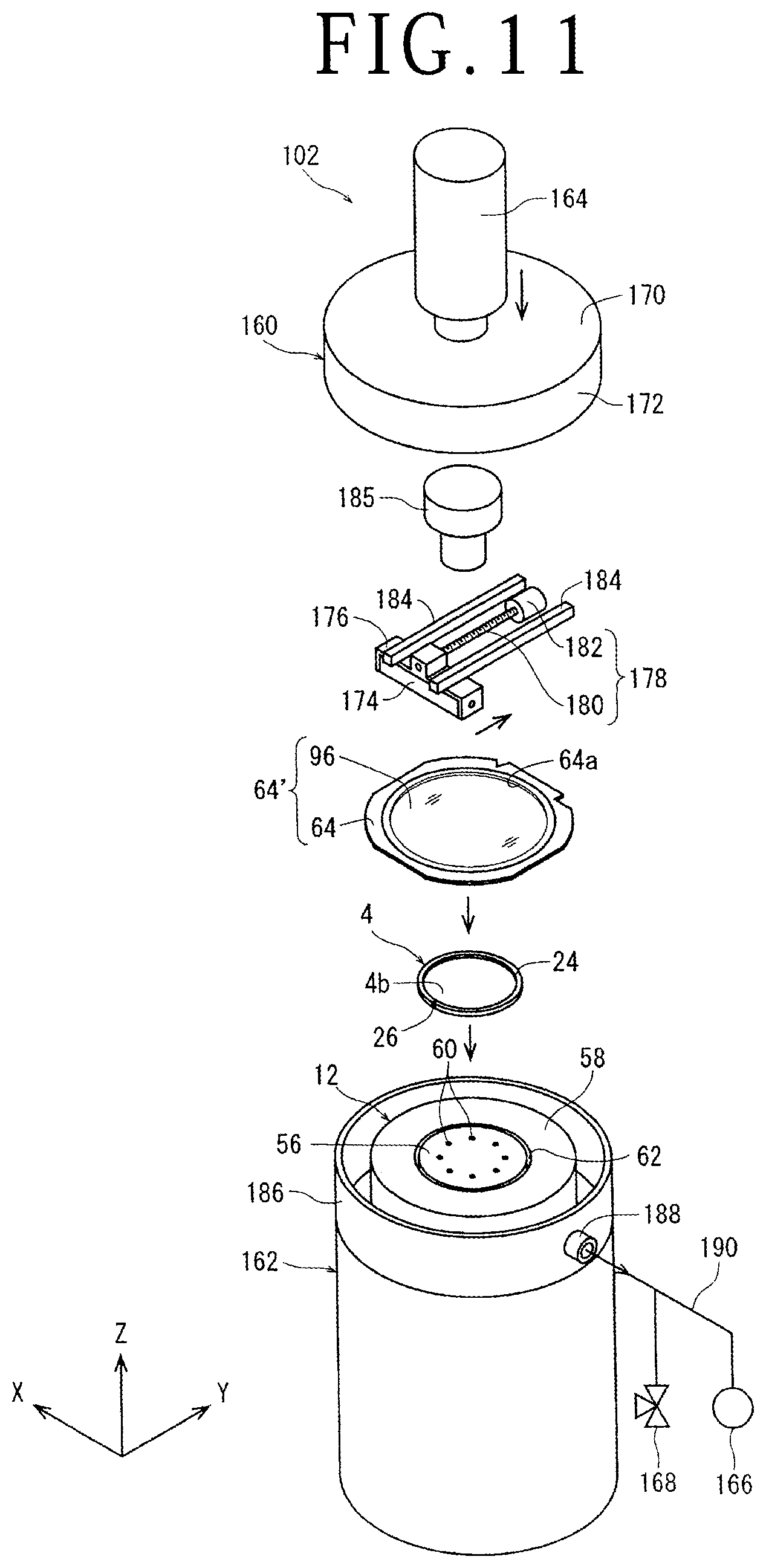Patent US12417938 Figure 9 – Processing apparatus for integrating a semiconductor wafer and an annular frame through a tape