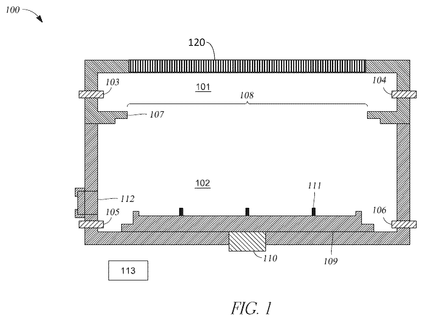Patent US12417940 Figure 1 – Vented susceptor