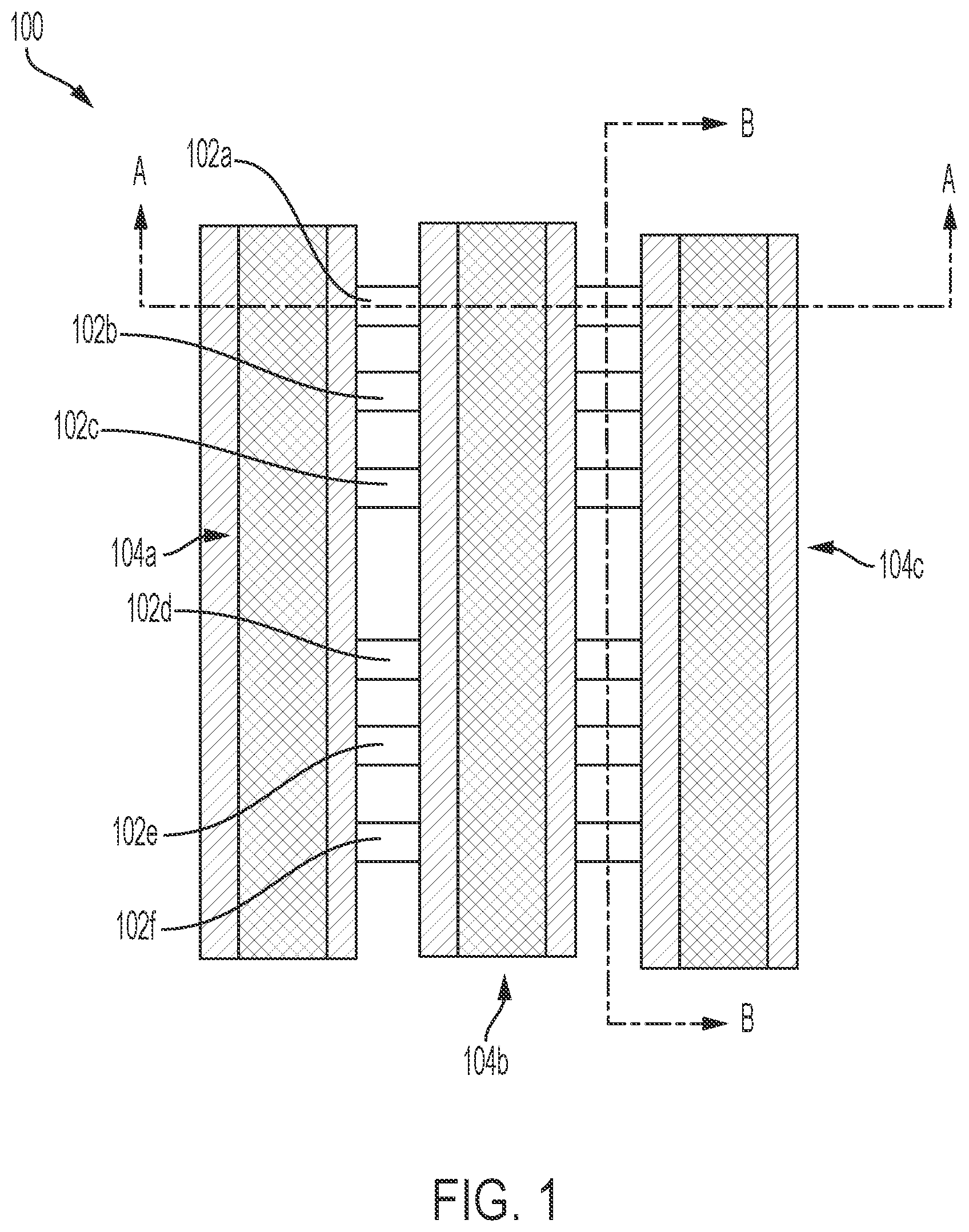 Patent US12417944 Figure 1 – Formation of trench silicide source or drain contacts without gate damage