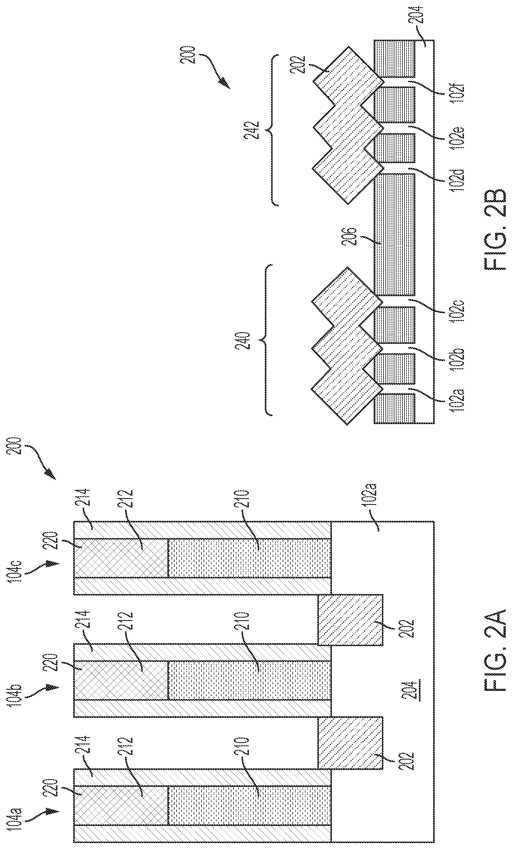 Patent US12417944 Figure 2 – Formation of trench silicide source or drain contacts without gate damage