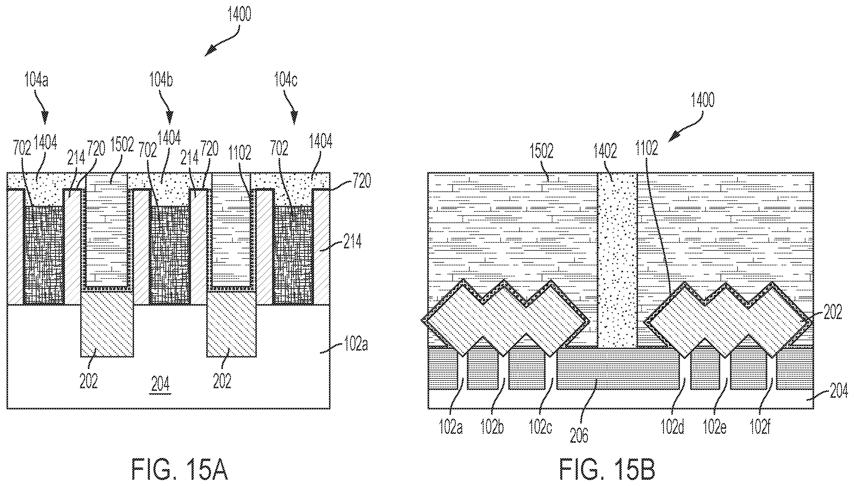Patent US12417944 Figure 15 – Formation of trench silicide source or drain contacts without gate damage