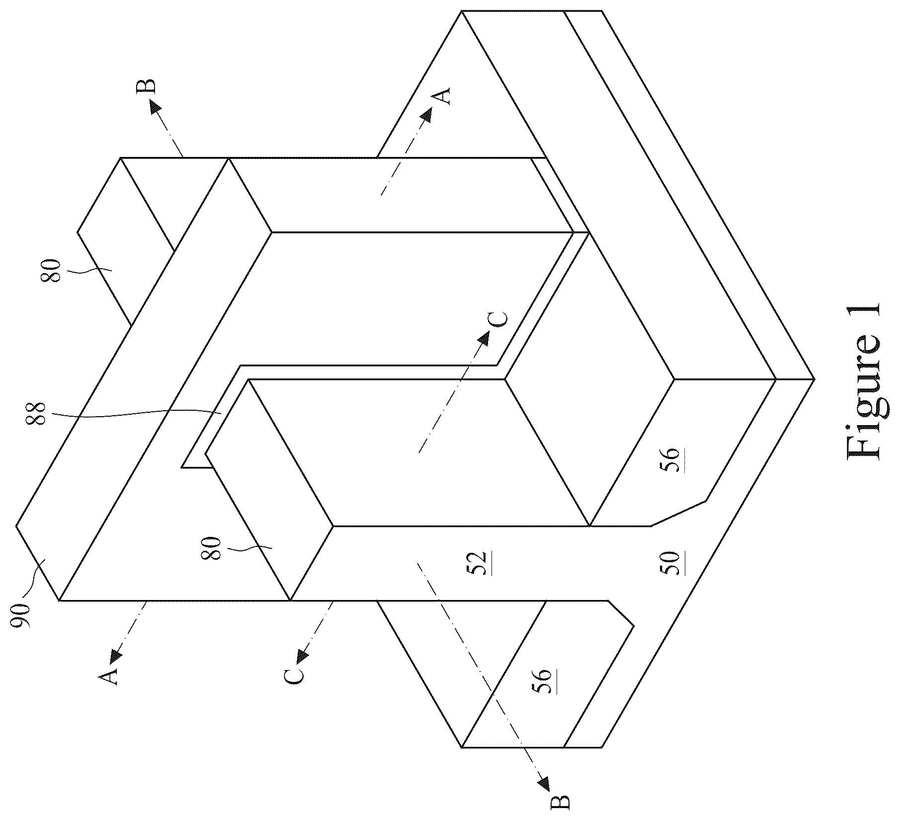 Patent US12417945 Figure 1 – Contact features of semiconductor device and method of forming same