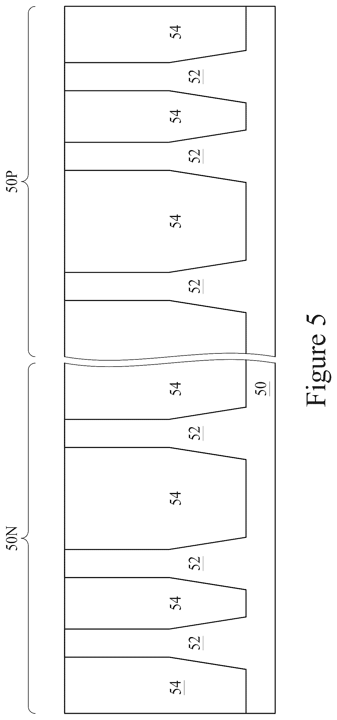 Patent US12417945 Figure 5 – Contact features of semiconductor device and method of forming same