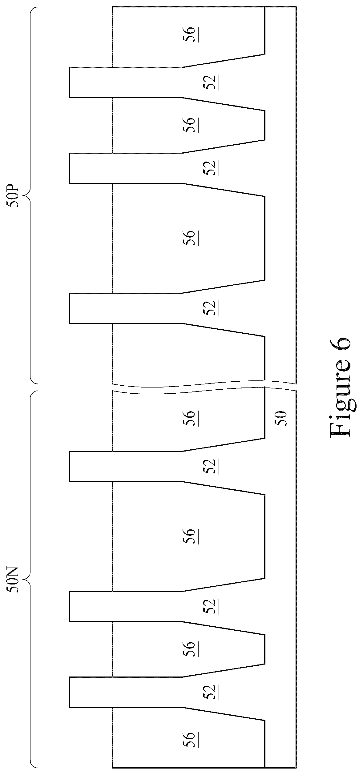 Patent US12417945 Figure 6 – Contact features of semiconductor device and method of forming same
