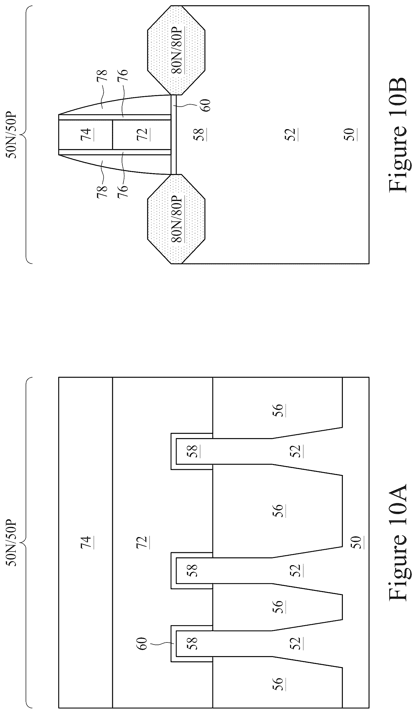 Patent US12417945 Figure 10 – Contact features of semiconductor device and method of forming same