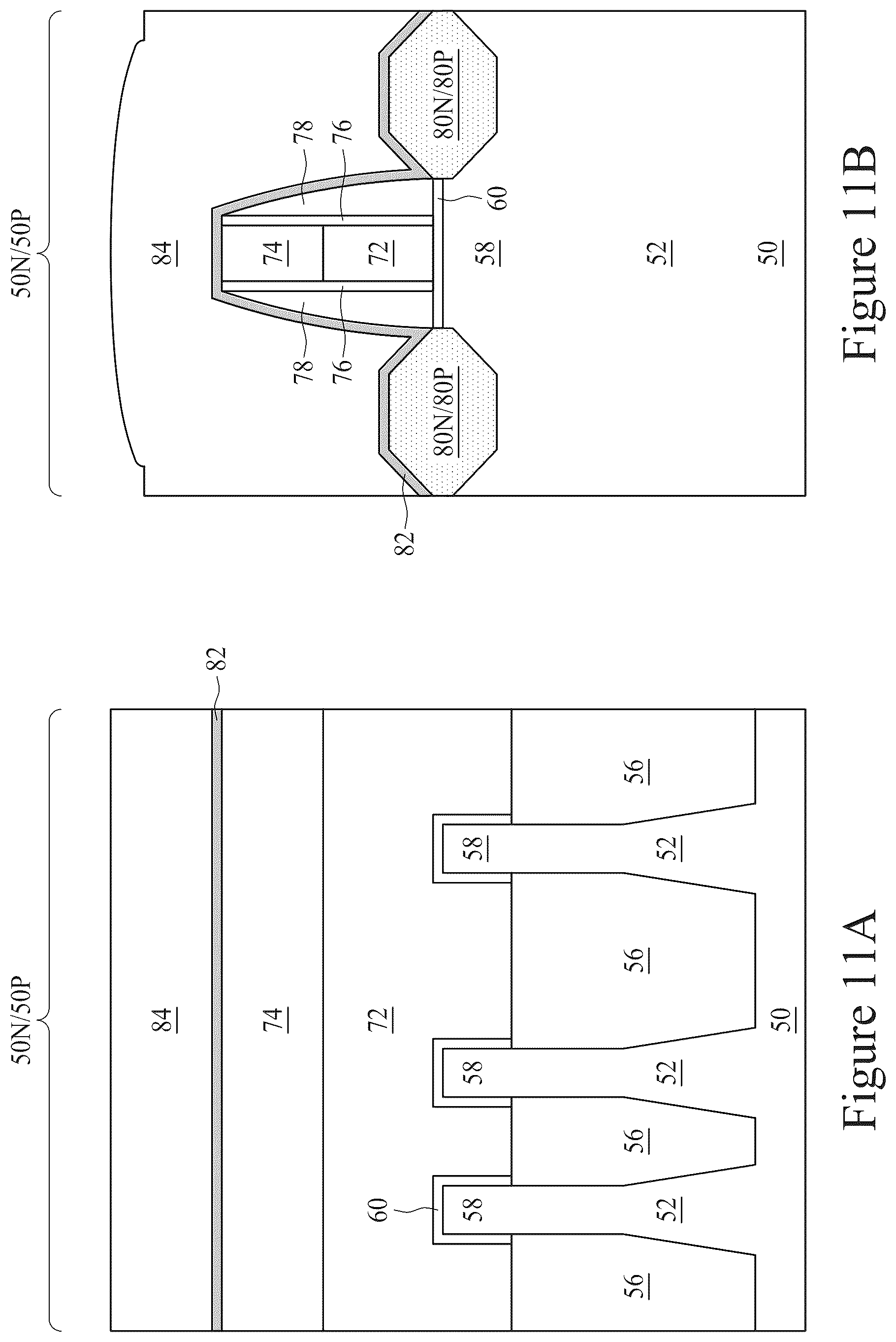 Patent US12417945 Figure 12 – Contact features of semiconductor device and method of forming same