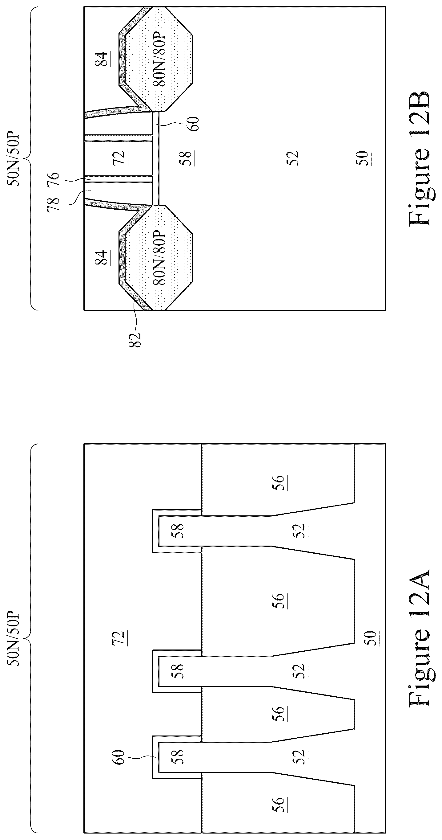 Patent US12417945 Figure 14 – Contact features of semiconductor device and method of forming same