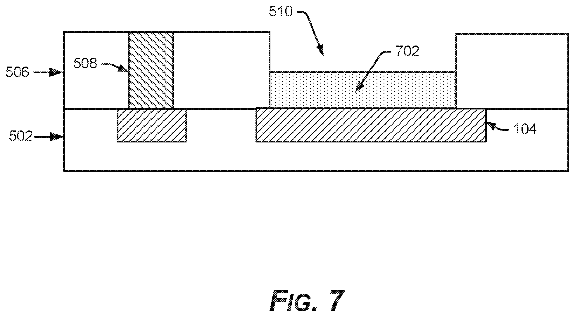 Patent US12417950 Figure 7 – Mitigating surface damage of probe pads in preparation for direct bonding of a substrate