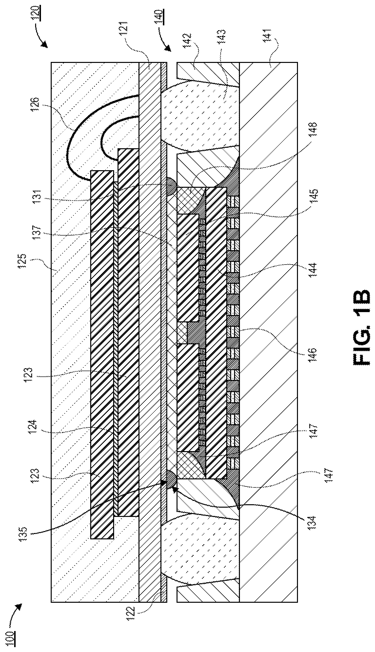 Patent US12417958 Figure 2 – Microelectronics package comprising a package-on-package (PoP) architecture with inkjet barrier material for controlling bondline thickness and PoP adhesive keep out zone