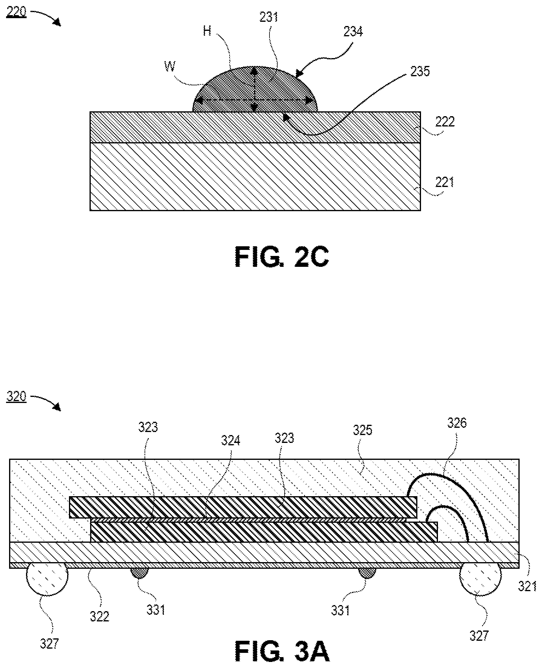 Patent US12417958 Figure 5 – Microelectronics package comprising a package-on-package (PoP) architecture with inkjet barrier material for controlling bondline thickness and PoP adhesive keep out zone