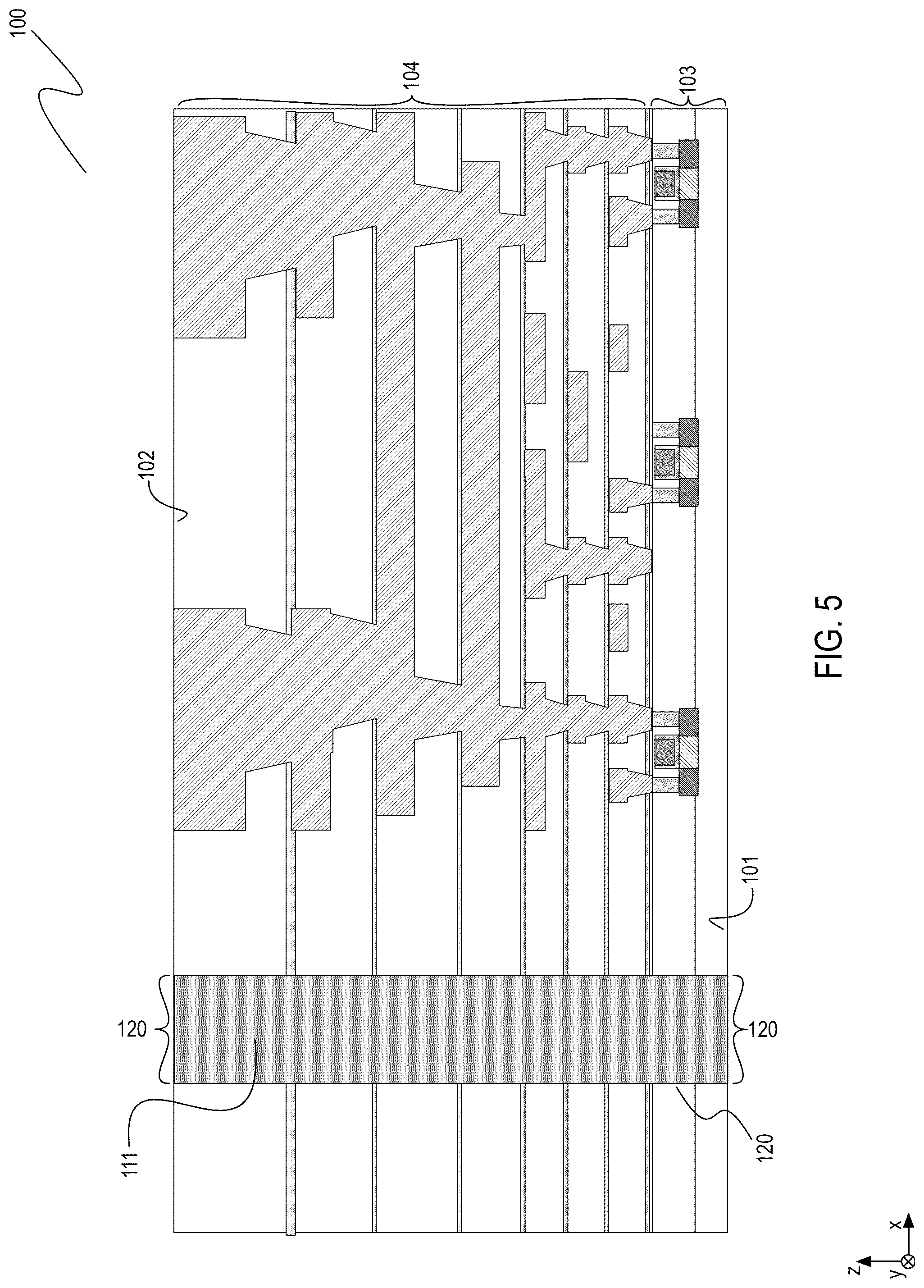 Patent US12417959 Figure 5 – Integrated circuit device cooling using thermoresponsive materials