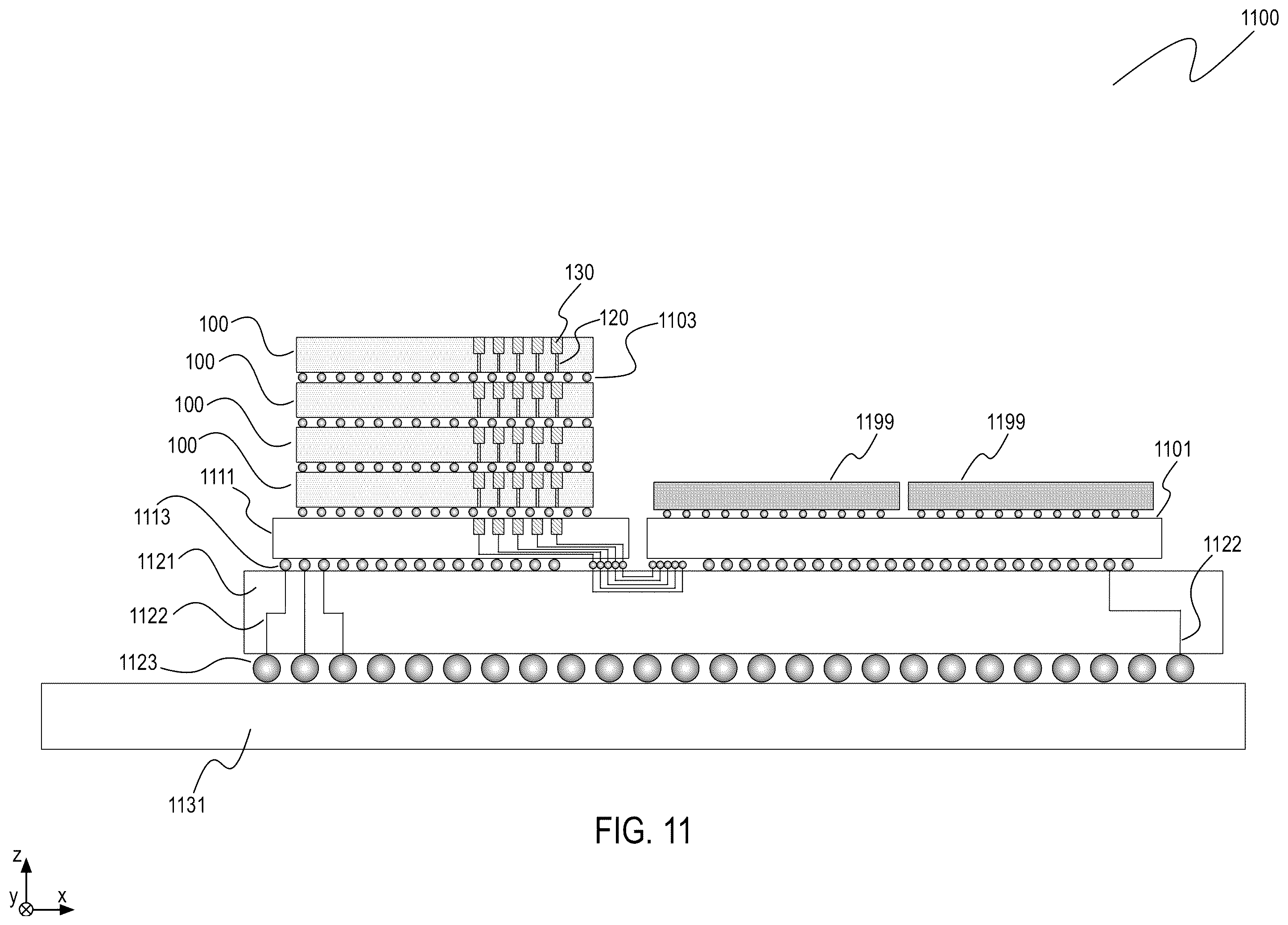 Patent US12417959 Figure 11 – Integrated circuit device cooling using thermoresponsive materials