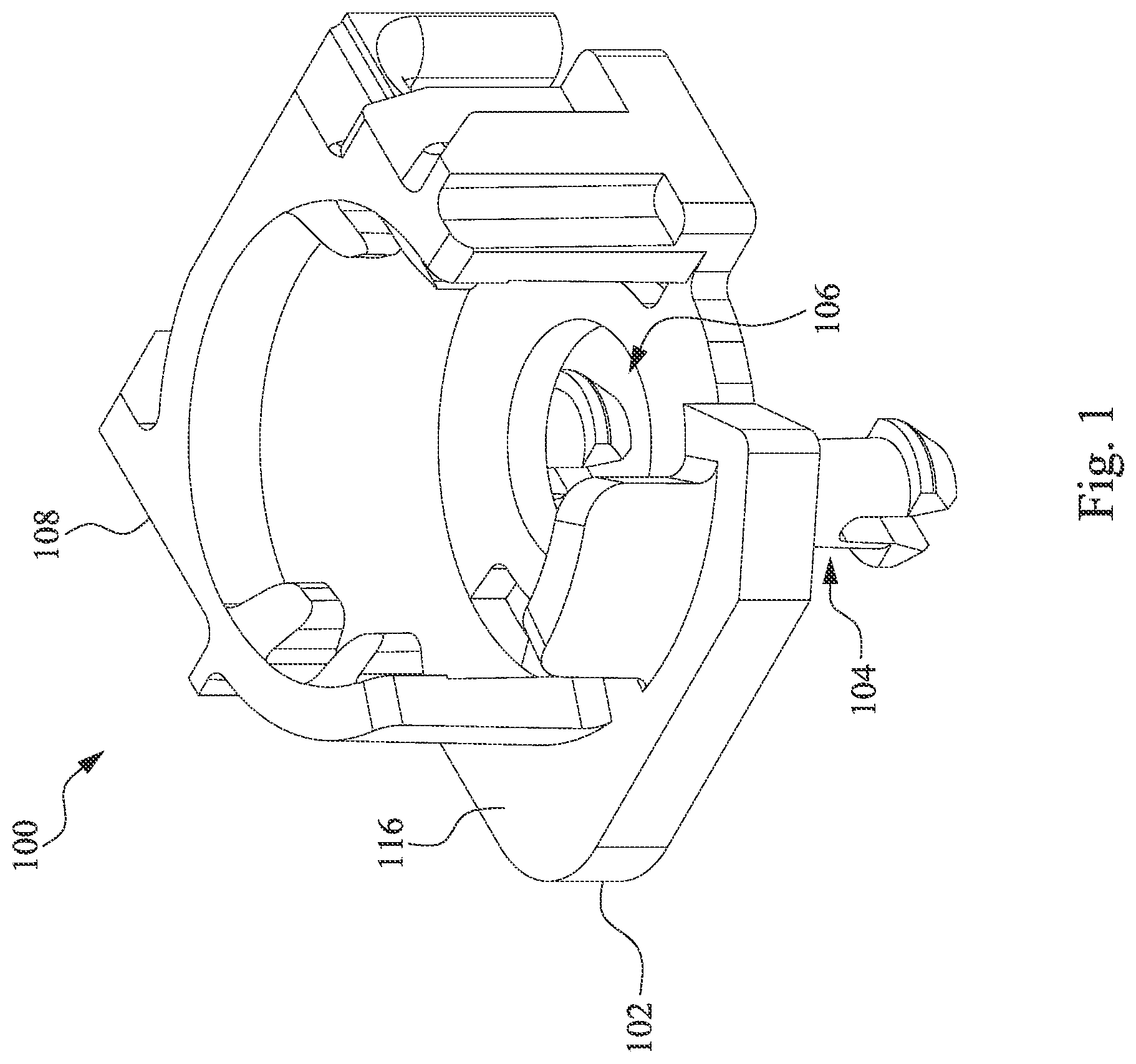Patent US12417960 Figure 1 – Reusable holding component for heatsink