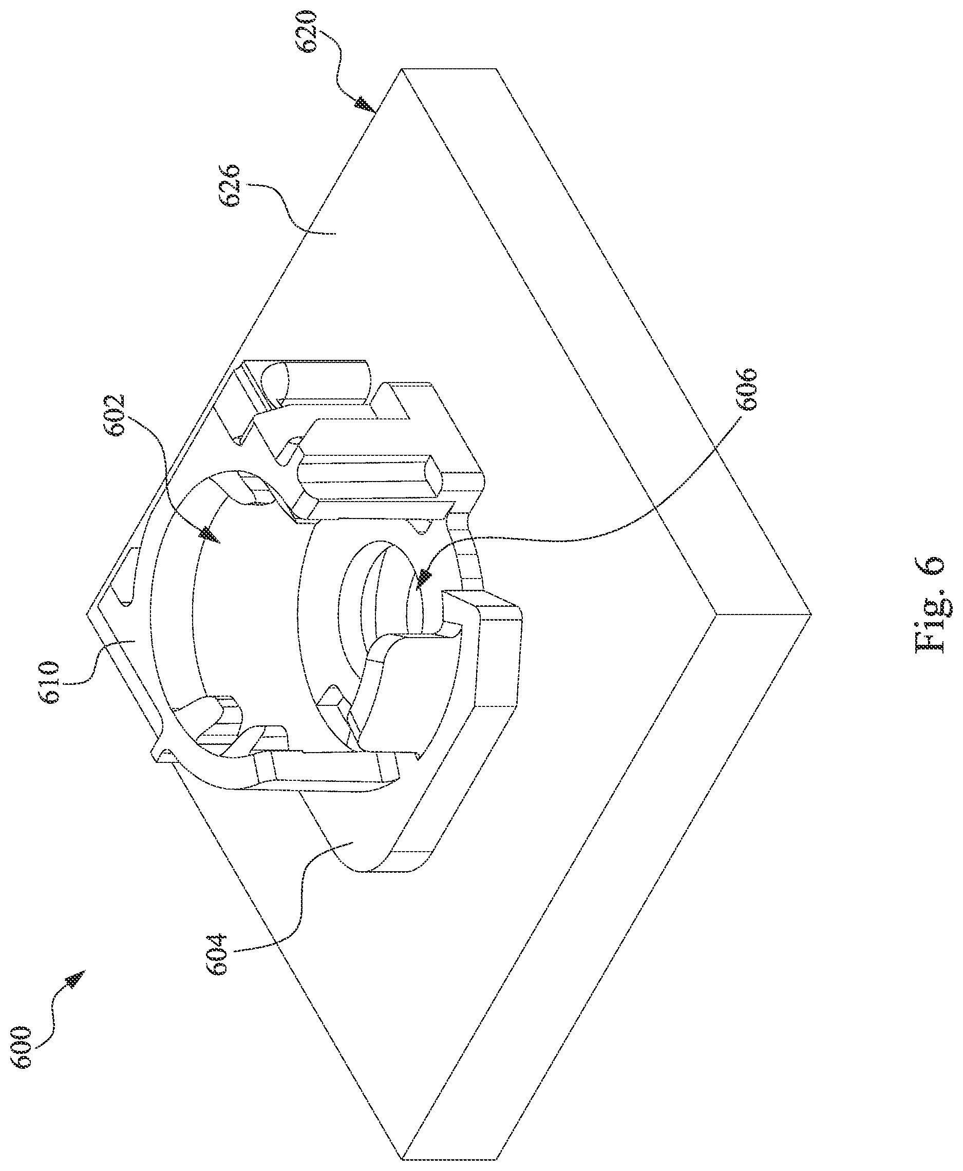 Patent US12417960 Figure 6 – Reusable holding component for heatsink