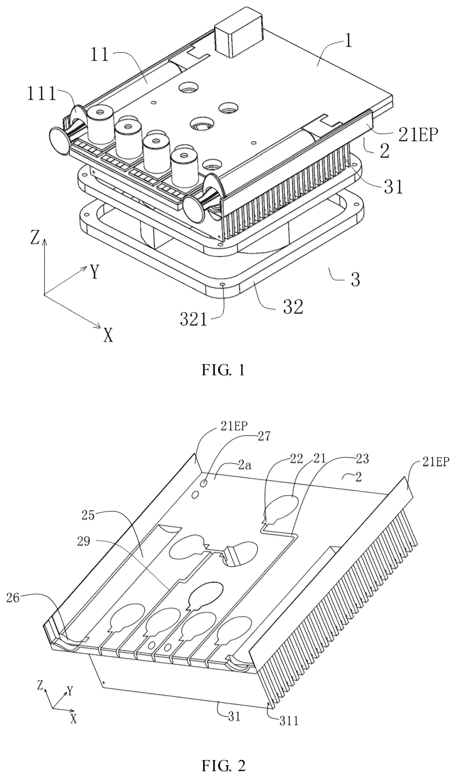 Patent US12417961 Figure 1 – Chip heat sink and nucleic acid extraction device