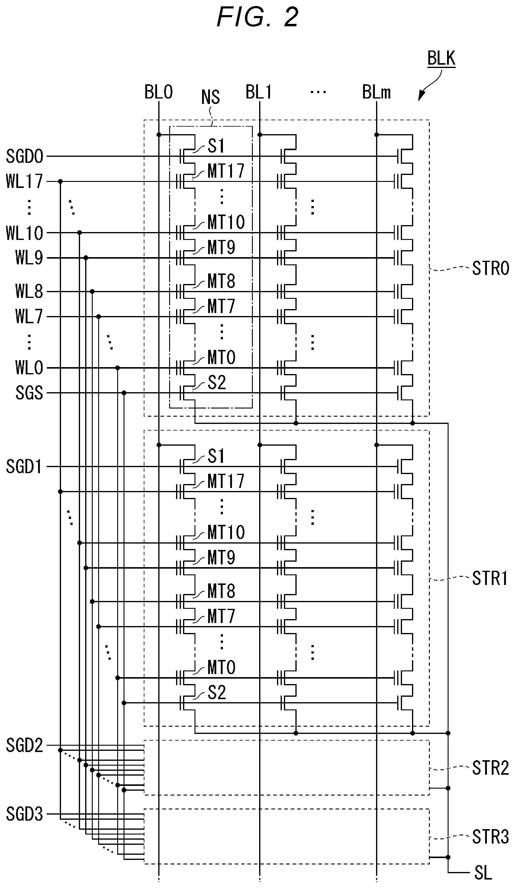 Patent US12417962 Figure 2 – Semiconductor storage device