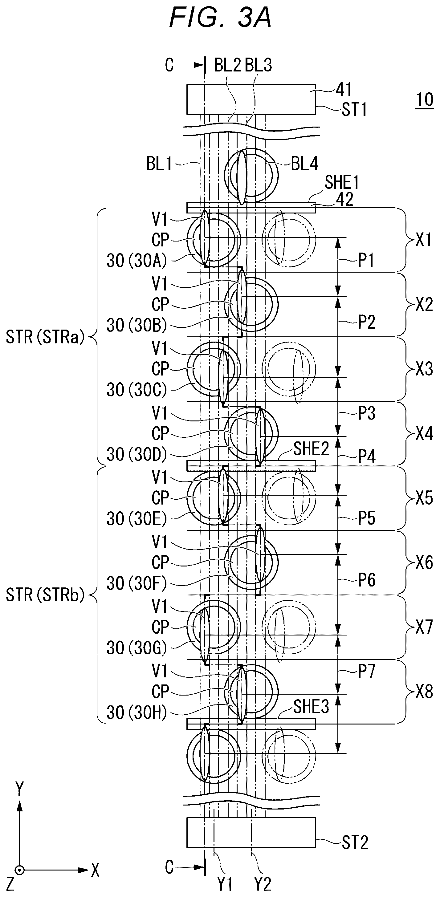 Patent US12417962 Figure 3 – Semiconductor storage device