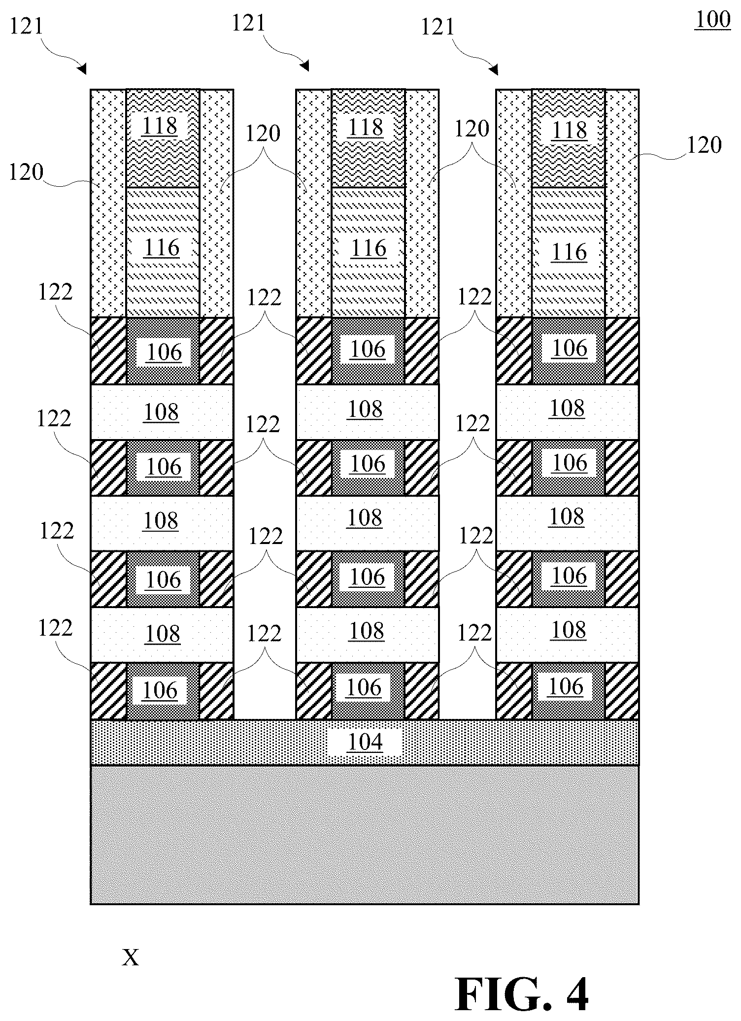 Patent US12417963 Figure 4 – Isolation rail between backside power rails