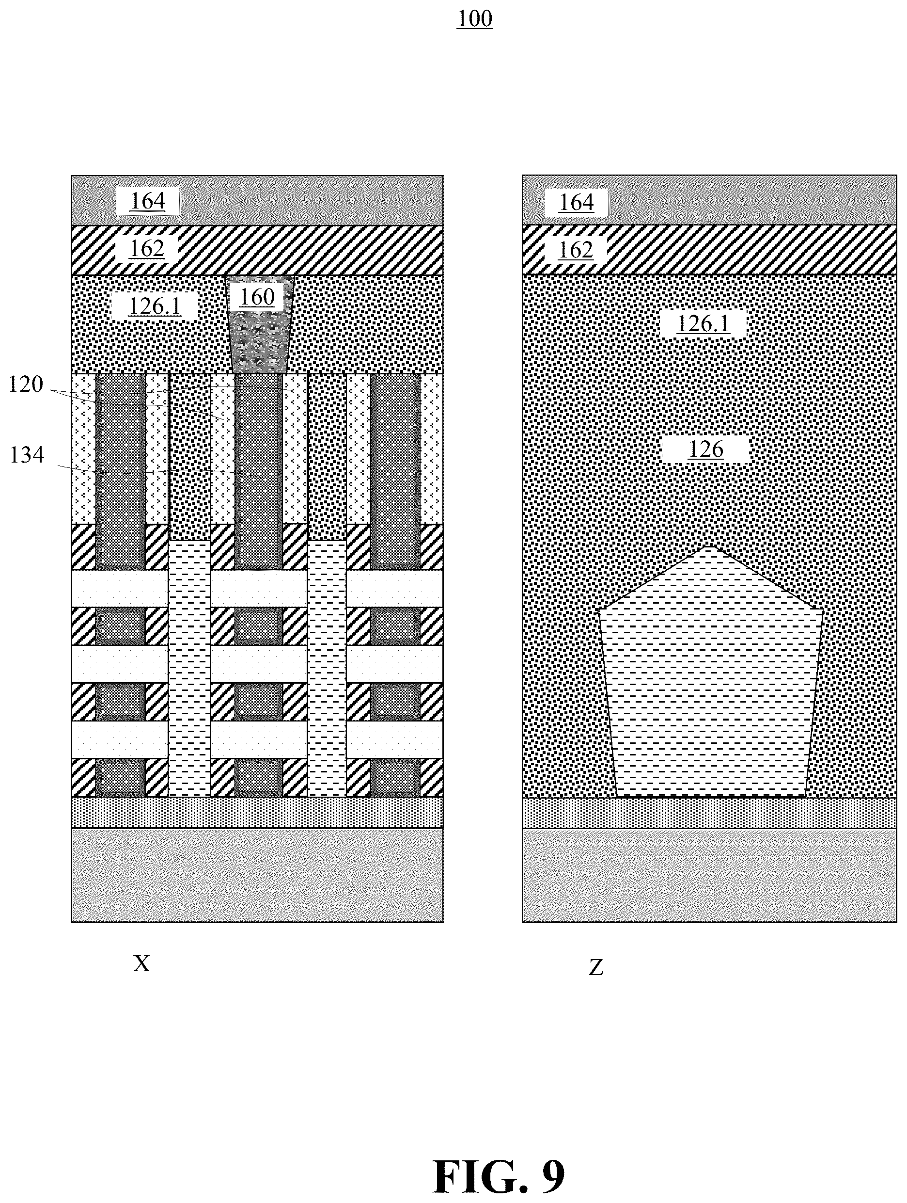 Patent US12417963 Figure 9 – Isolation rail between backside power rails