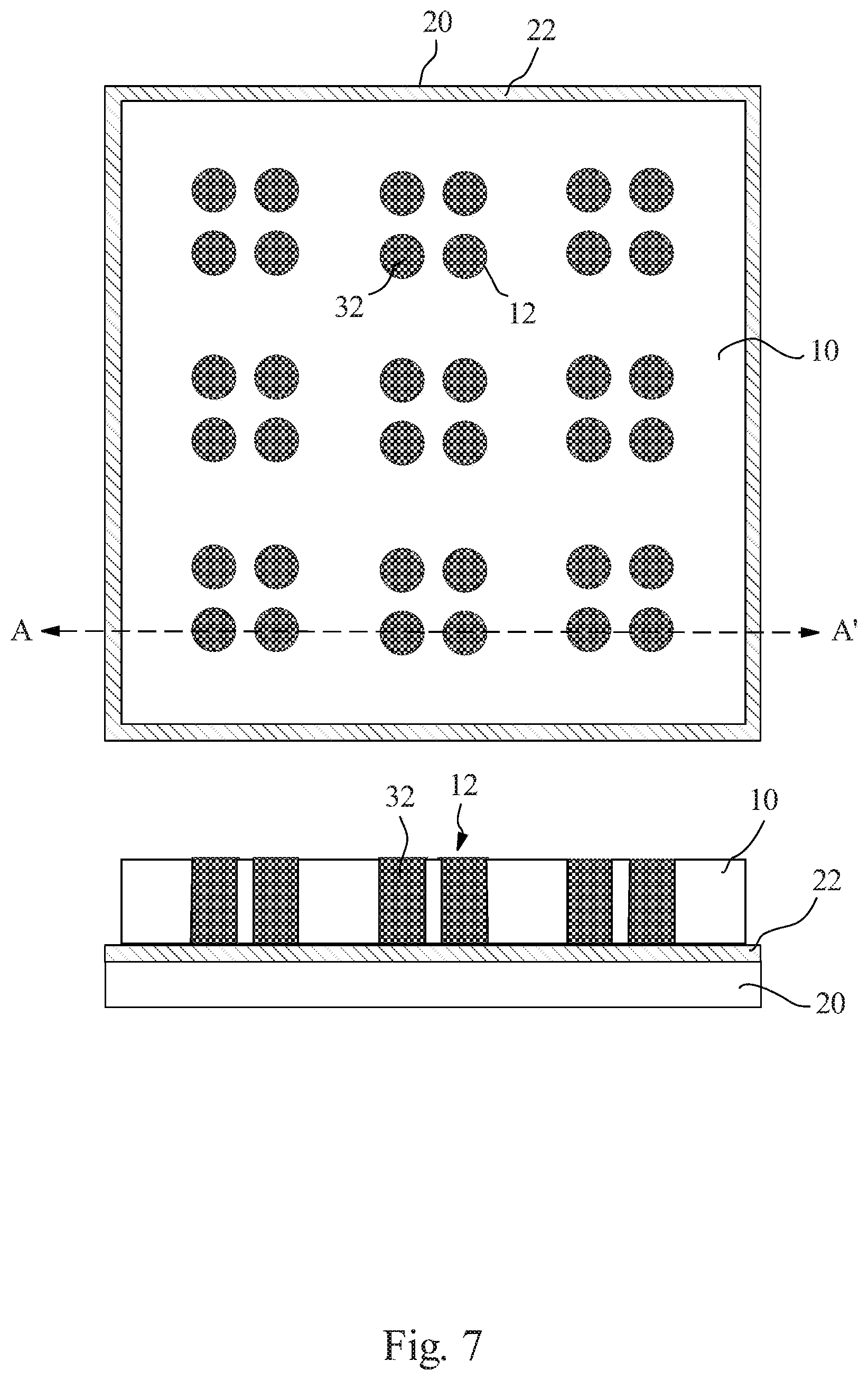 Patent US12417964 Figure 7 – Via-filling method of through-glass via substrate