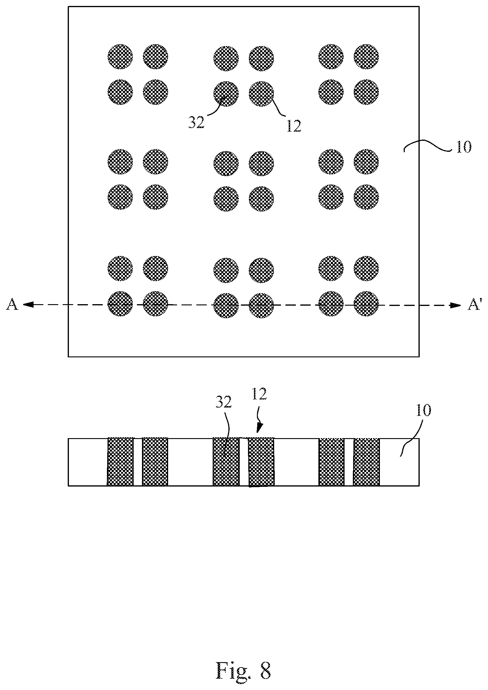 Patent US12417964 Figure 8 – Via-filling method of through-glass via substrate