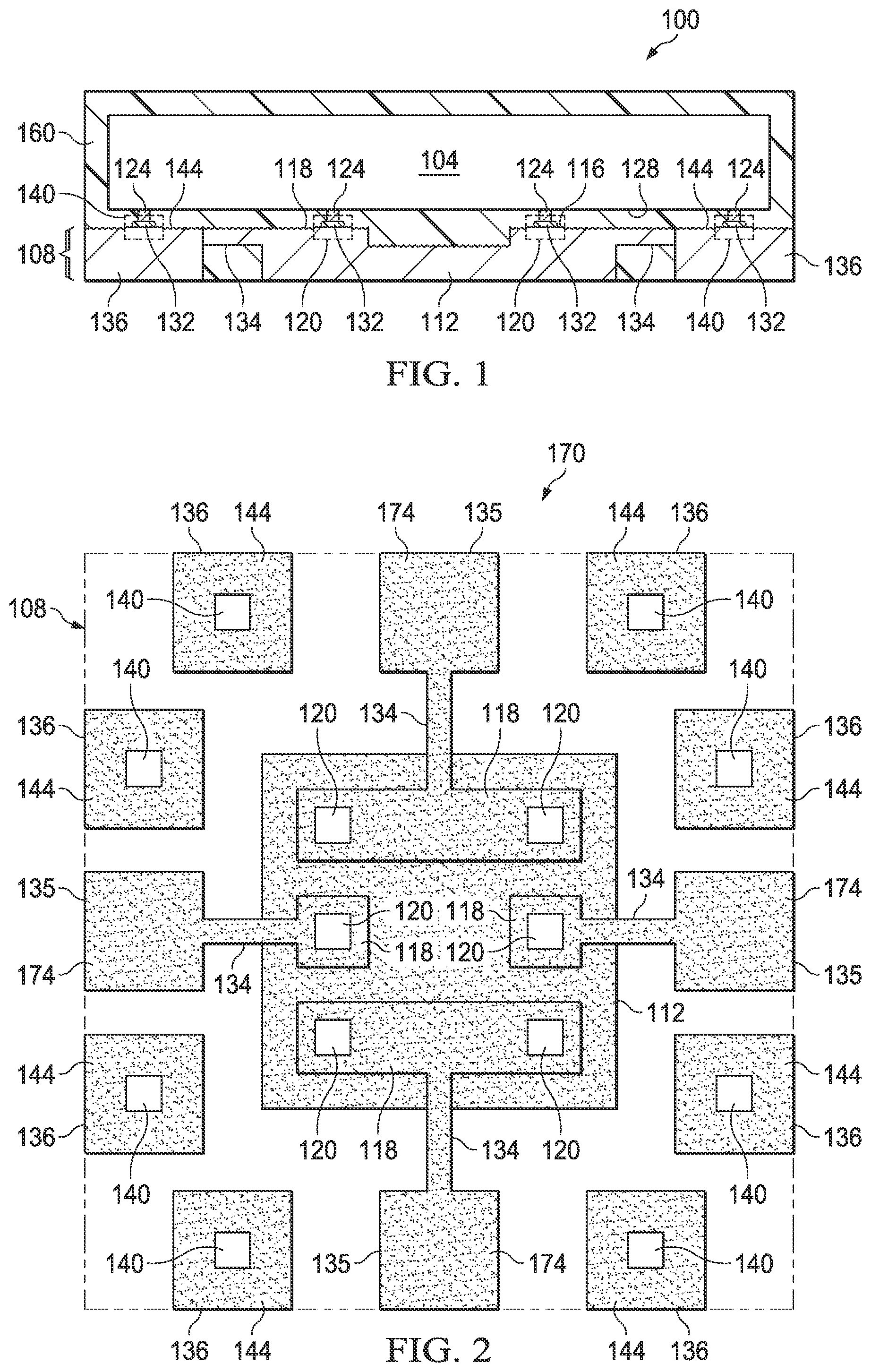 Patent US12417965 Figure 1 – Interconnect for IC package
