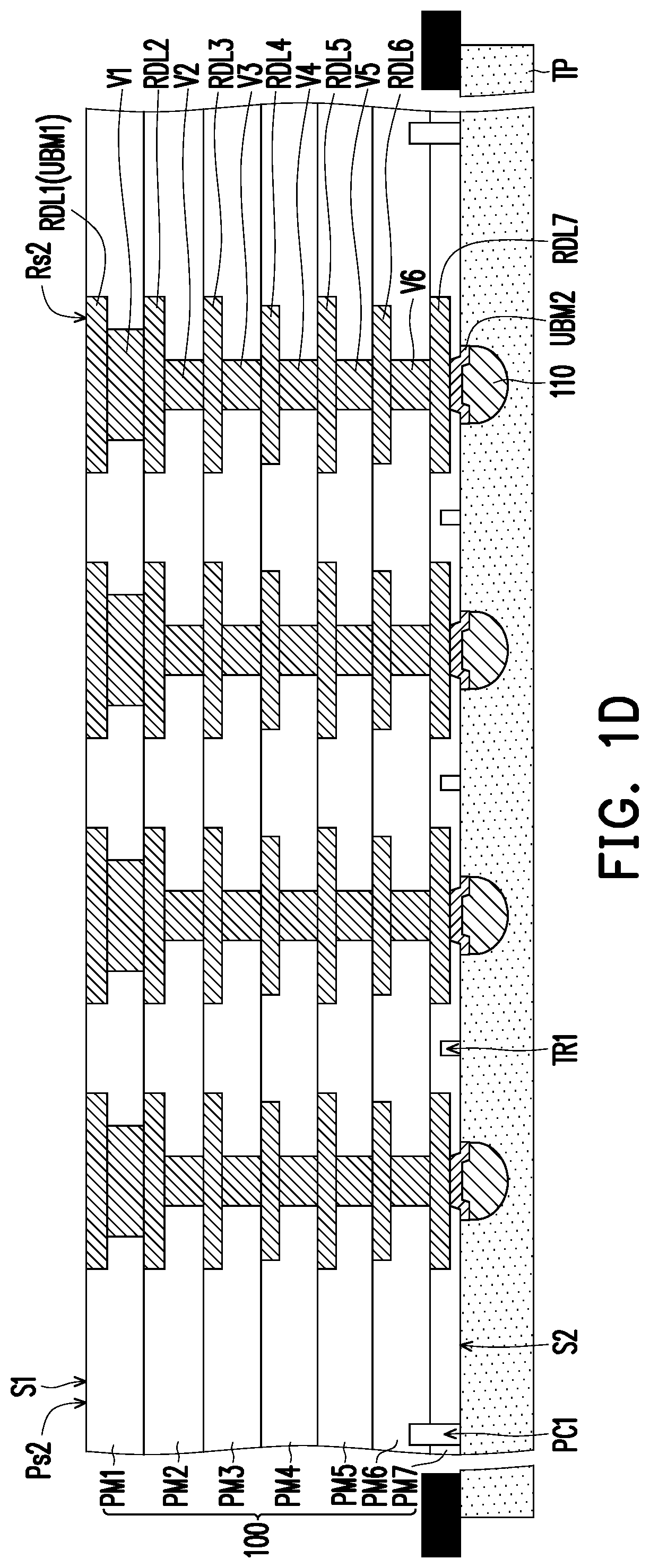Patent US12417969 Figure 4 – Semiconductor structure and circuit structure
