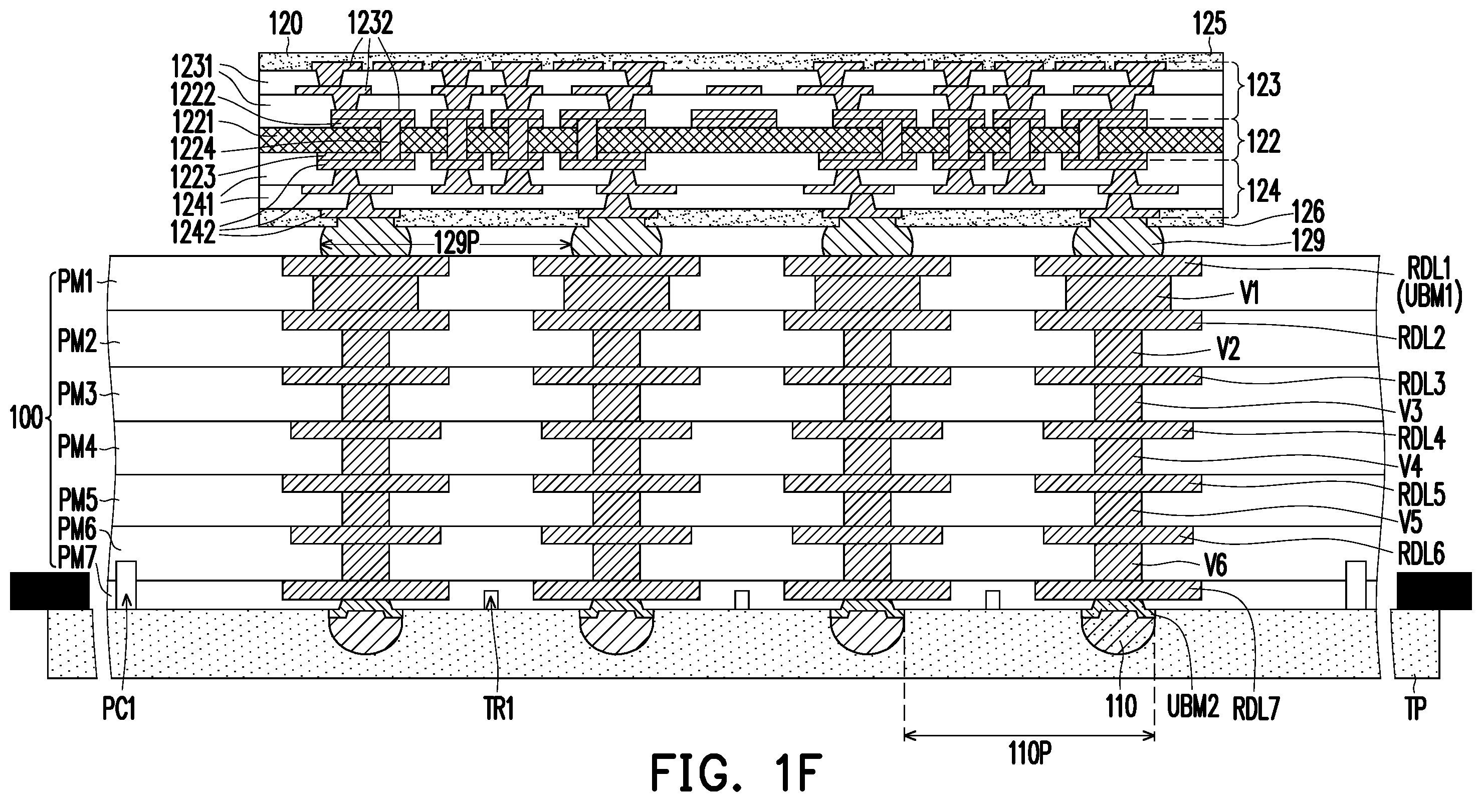 Patent US12417969 Figure 6 – Semiconductor structure and circuit structure