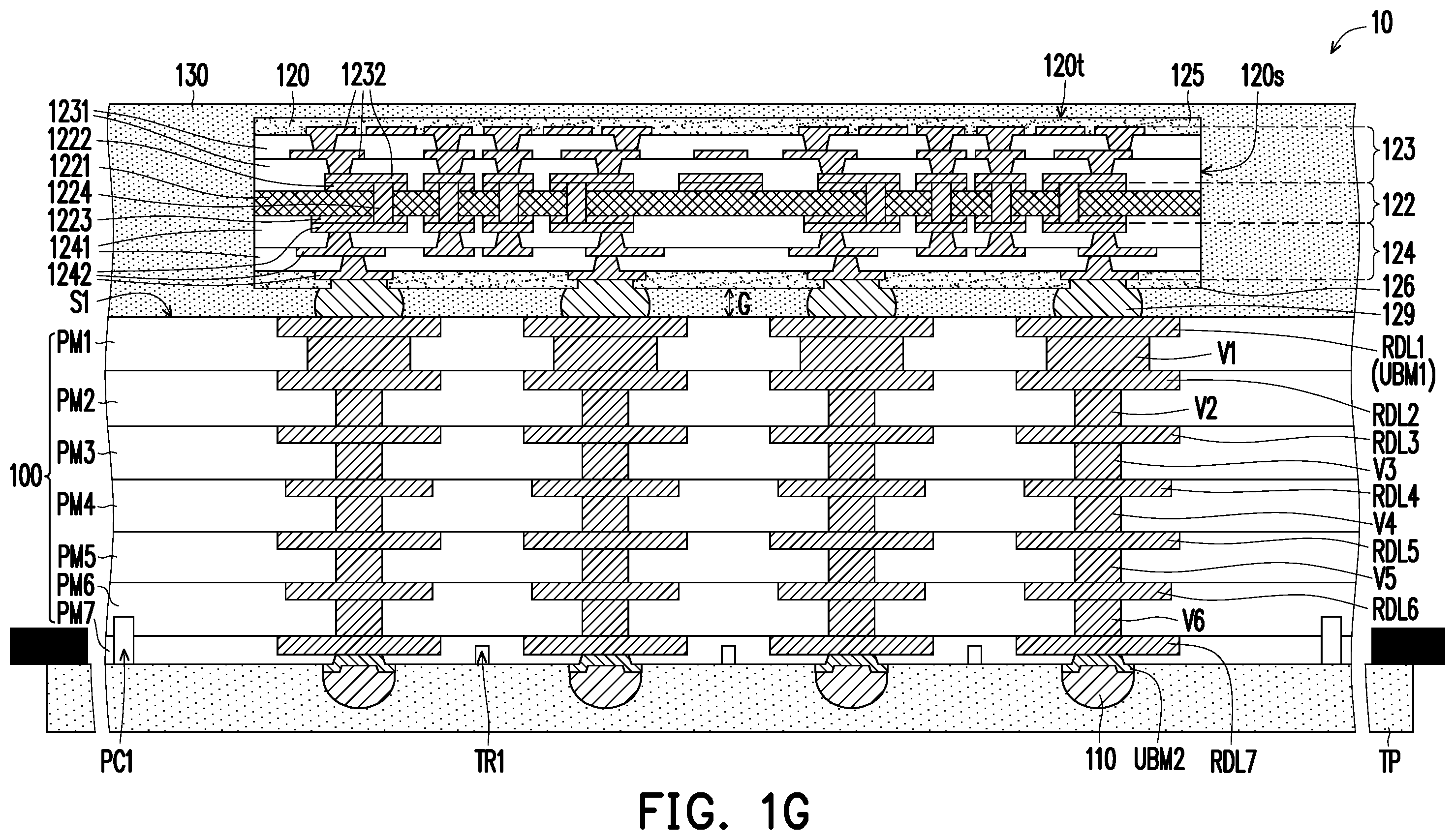 Patent US12417969 Figure 7 – Semiconductor structure and circuit structure