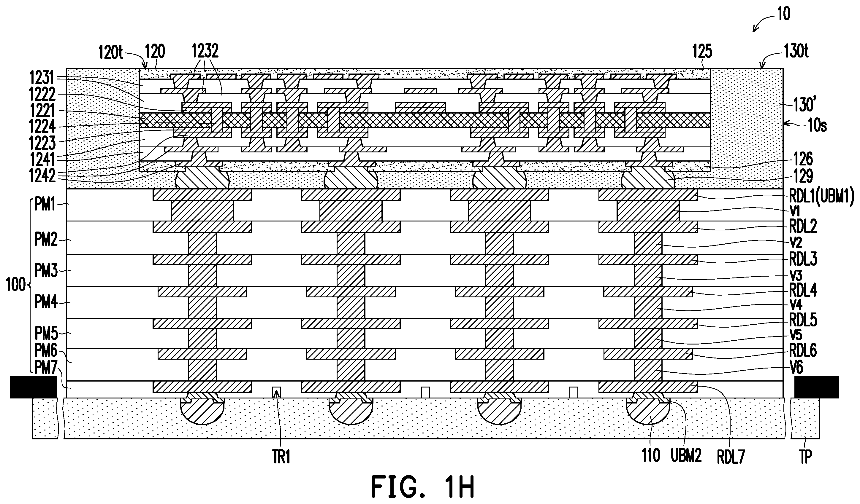 Patent US12417969 Figure 8 – Semiconductor structure and circuit structure