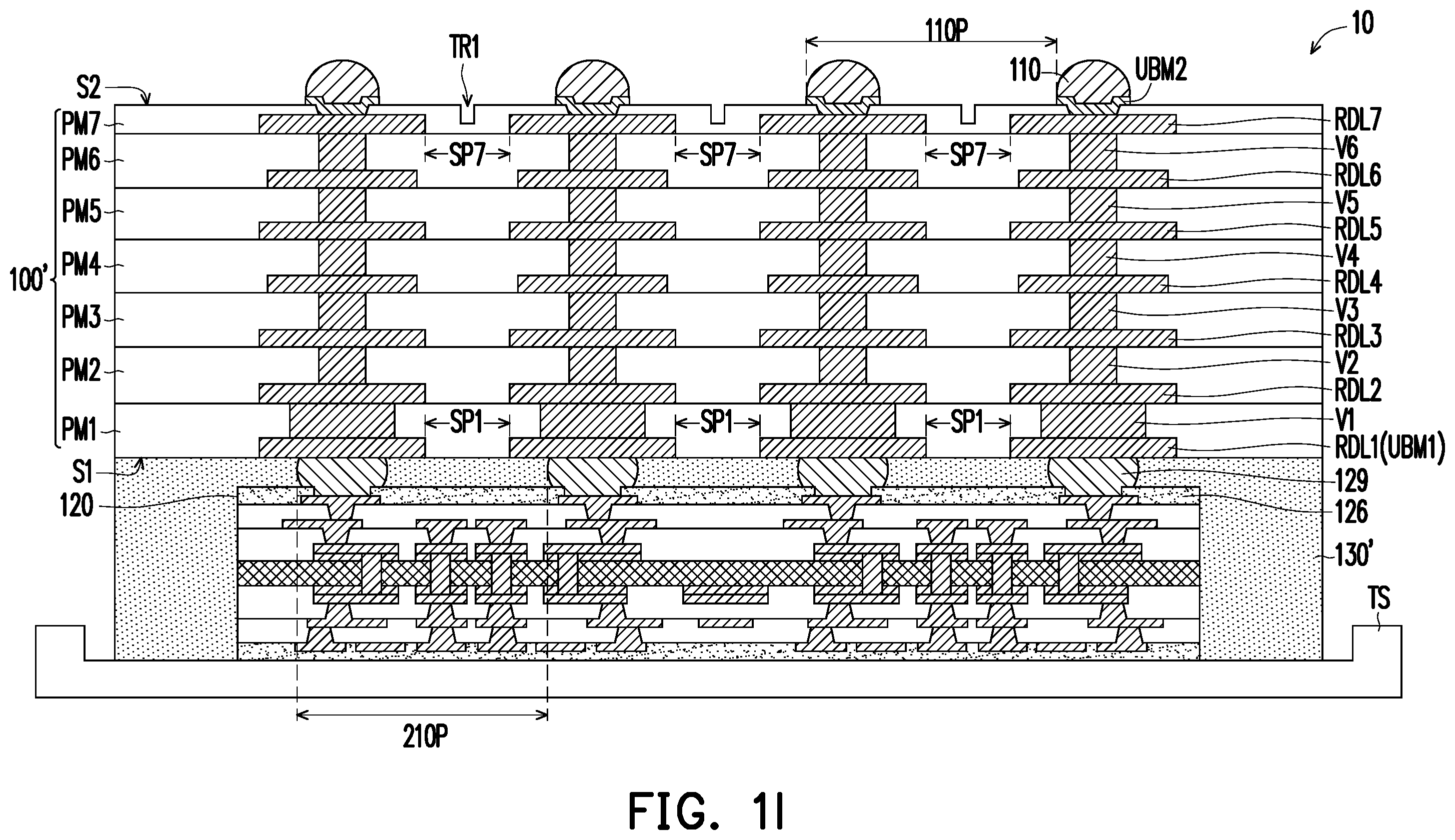 Patent US12417969 Figure 9 – Semiconductor structure and circuit structure