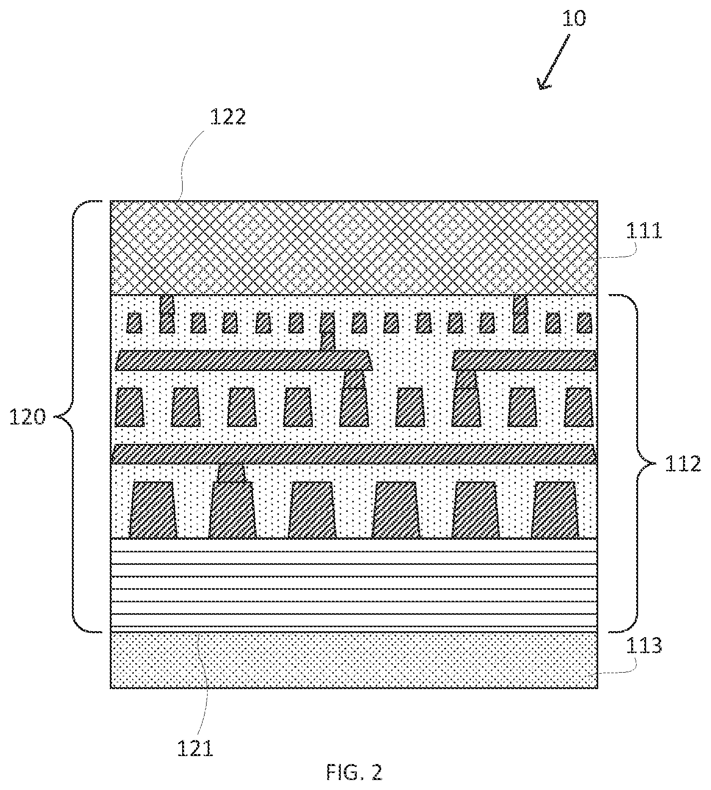 Patent US12417974 Figure 2 – Decoupling capacitance in backside interconnect