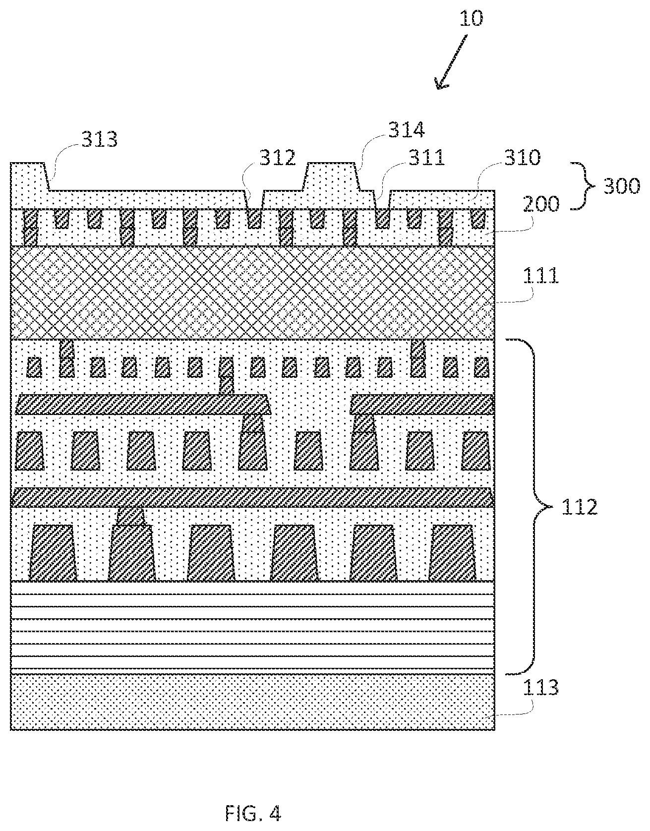 Patent US12417974 Figure 4 – Decoupling capacitance in backside interconnect